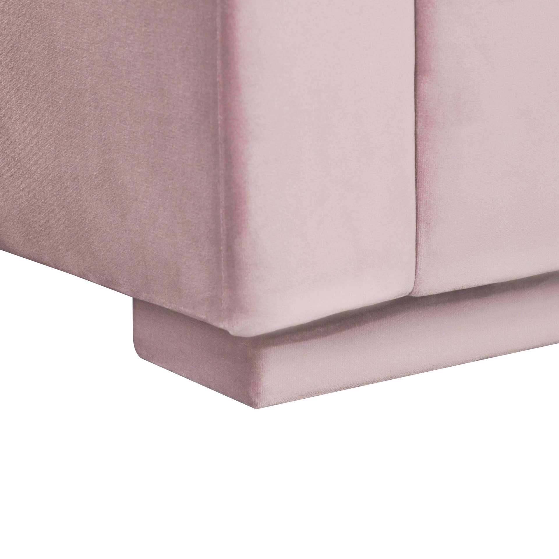 Franklin Velvet Sofa Mauve - Image 6