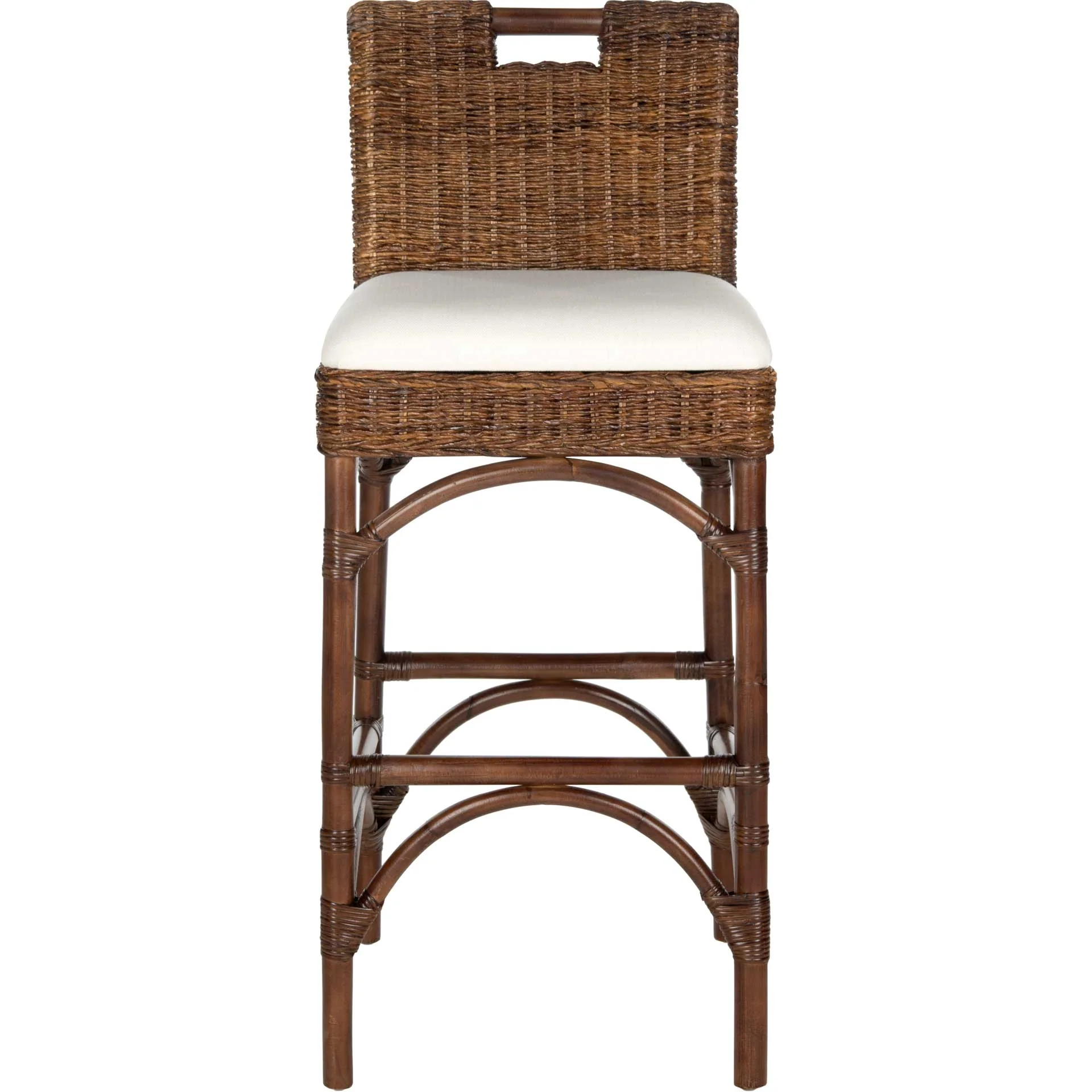 Freda Bar Stool Brown/Eggshell - Image 2