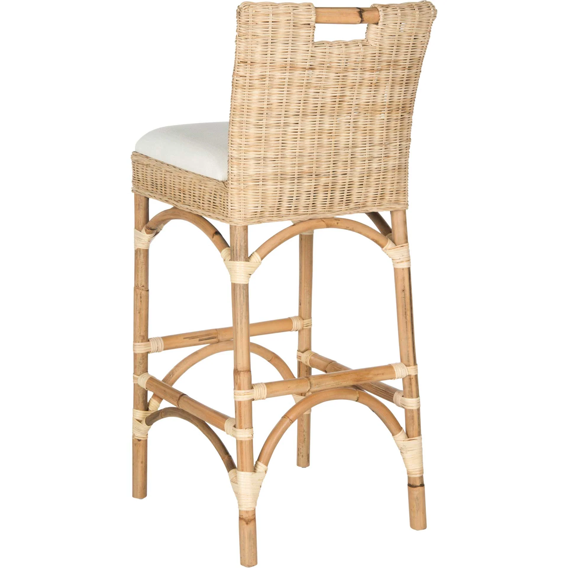 Freda Bar Stool Natural/Eggshell - Image 3