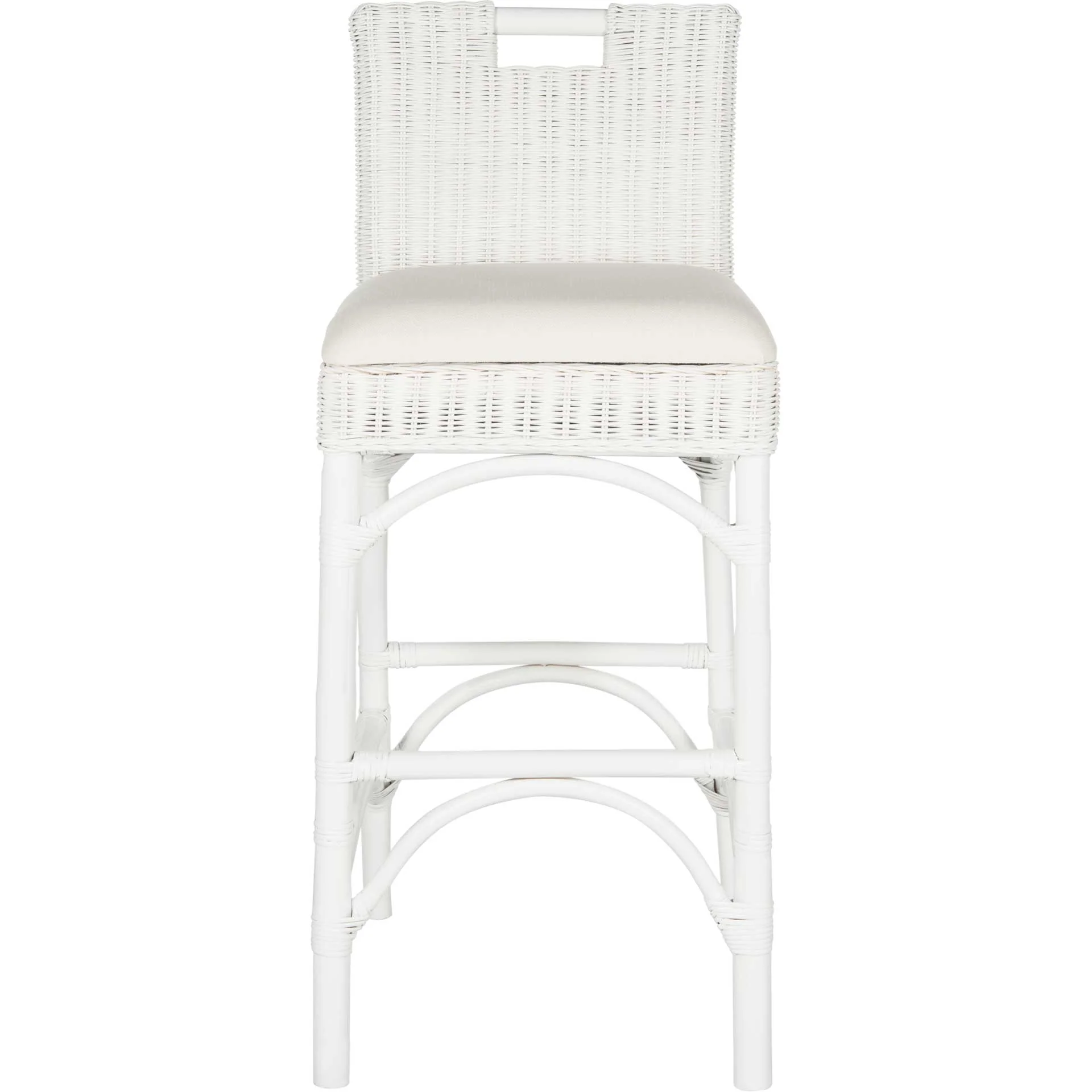 Freda Bar Stool White/Eggshell - Image 2