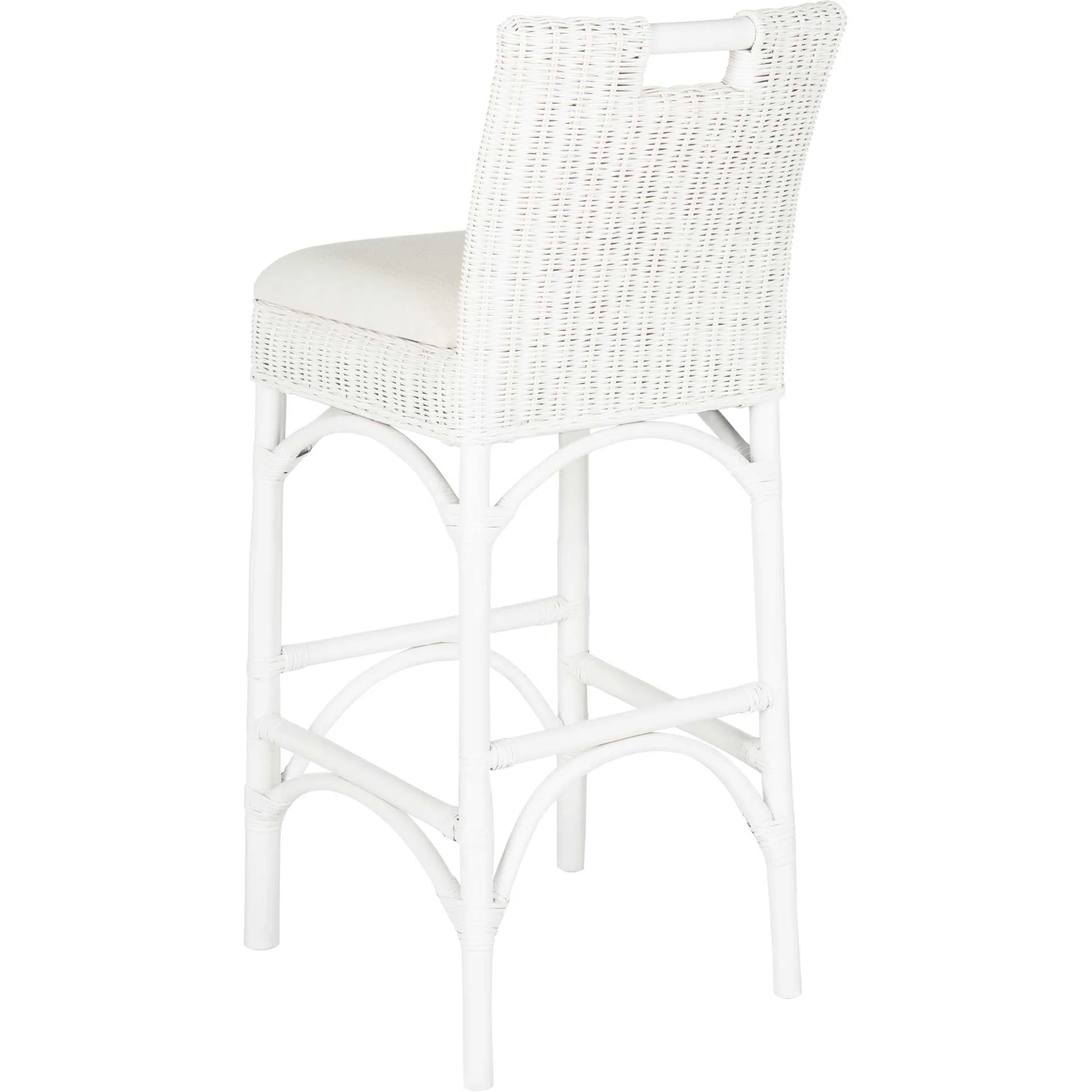 Freda Bar Stool White/Eggshell - Image 3