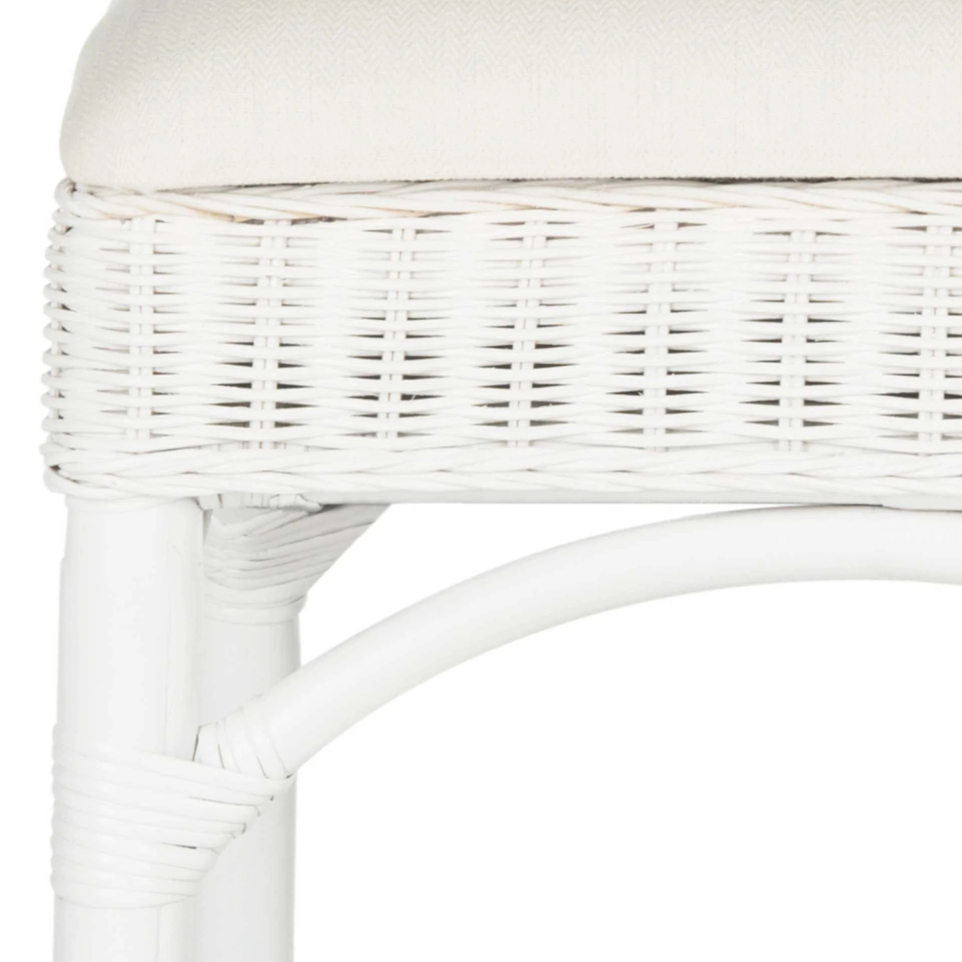 Freda Bar Stool White/Eggshell - Image 4