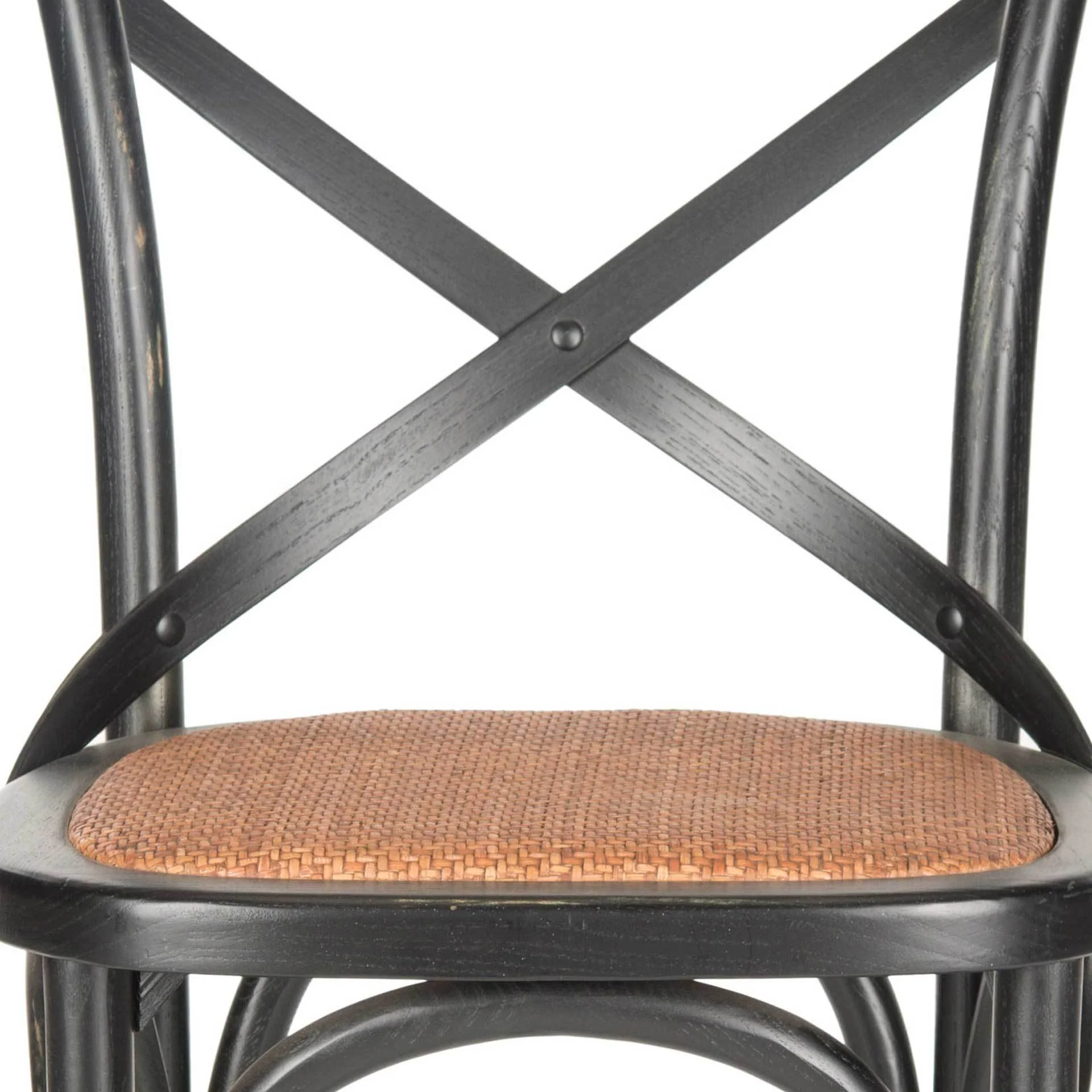Frederick X Back Bar Stool Distressed Hickory/Medium Brown - Image 4