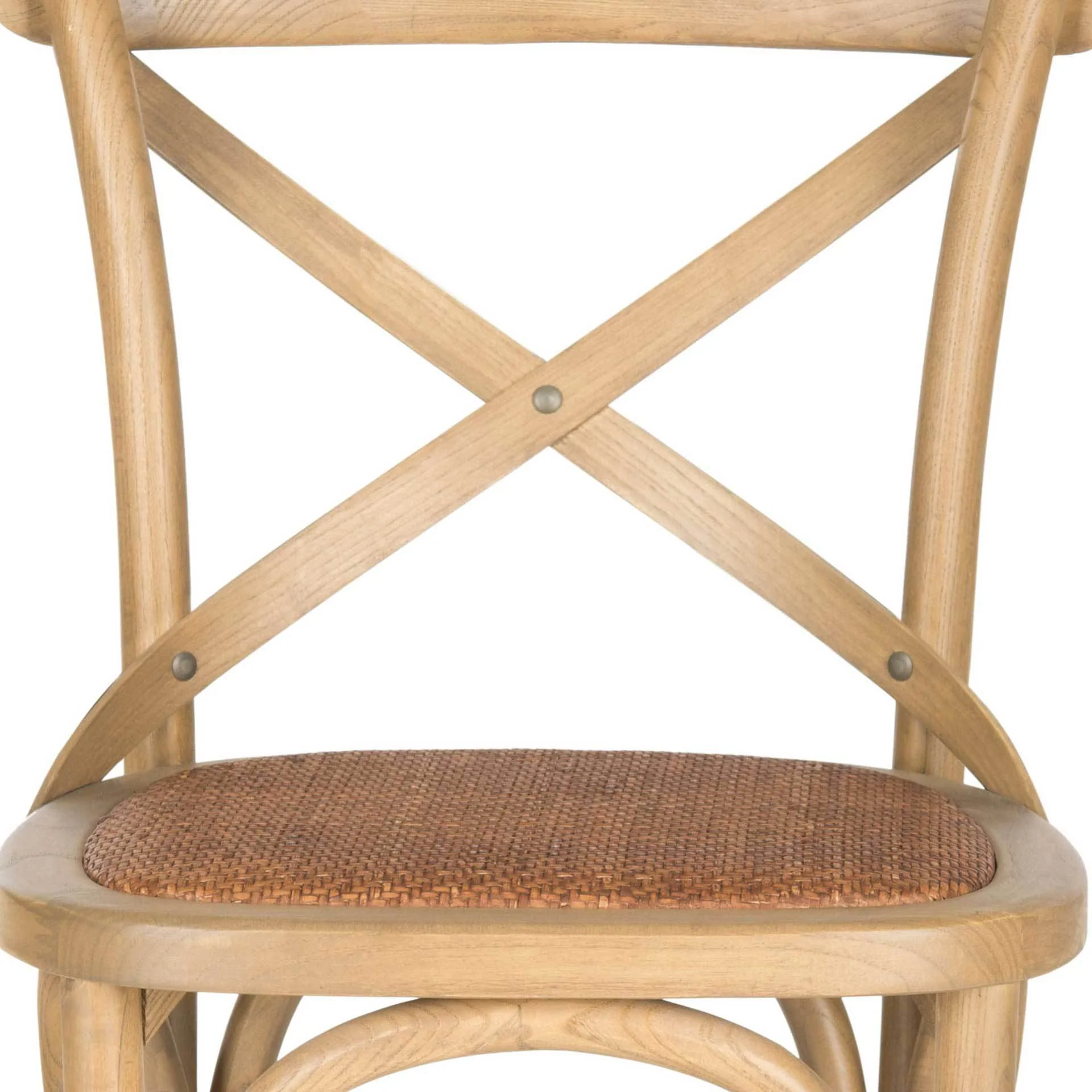 Frederick X Back Bar Stool Weathered Oak/Medium Brown - Image 4