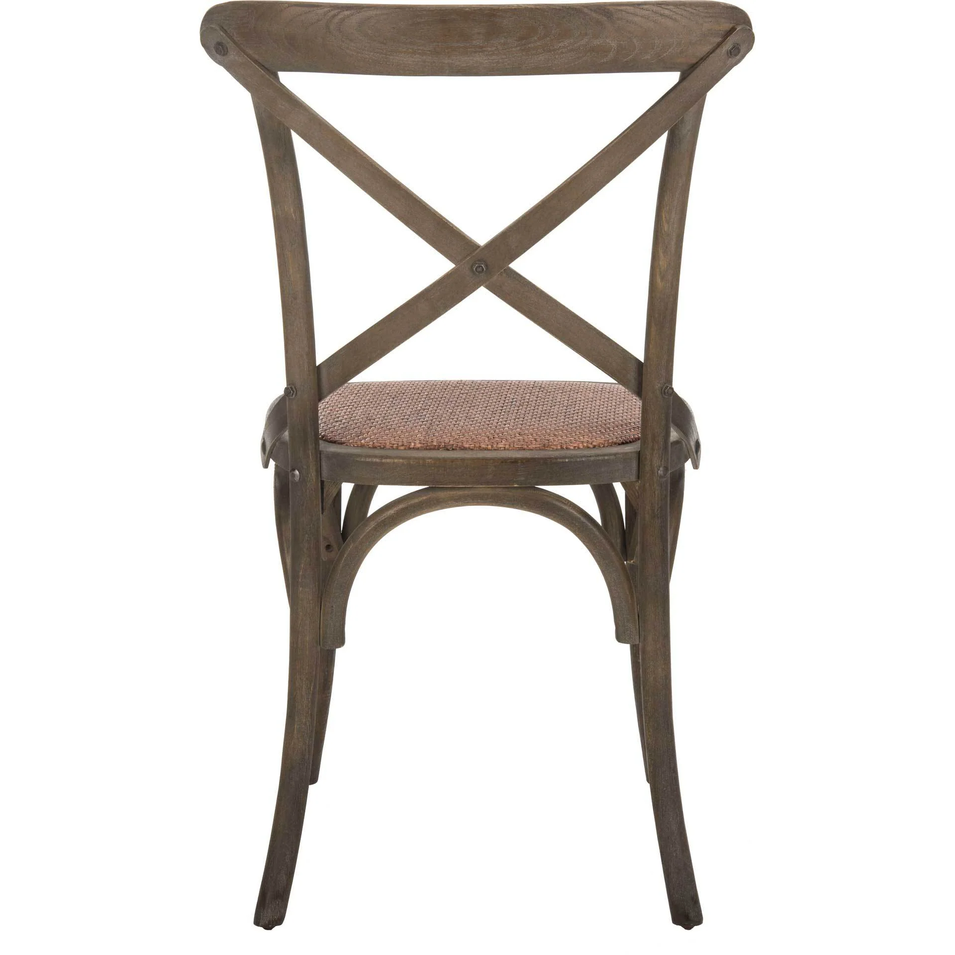 Frederick X Back Farmhouse Chair Distressed Colonial Walnut (Set of 2) - Image 5