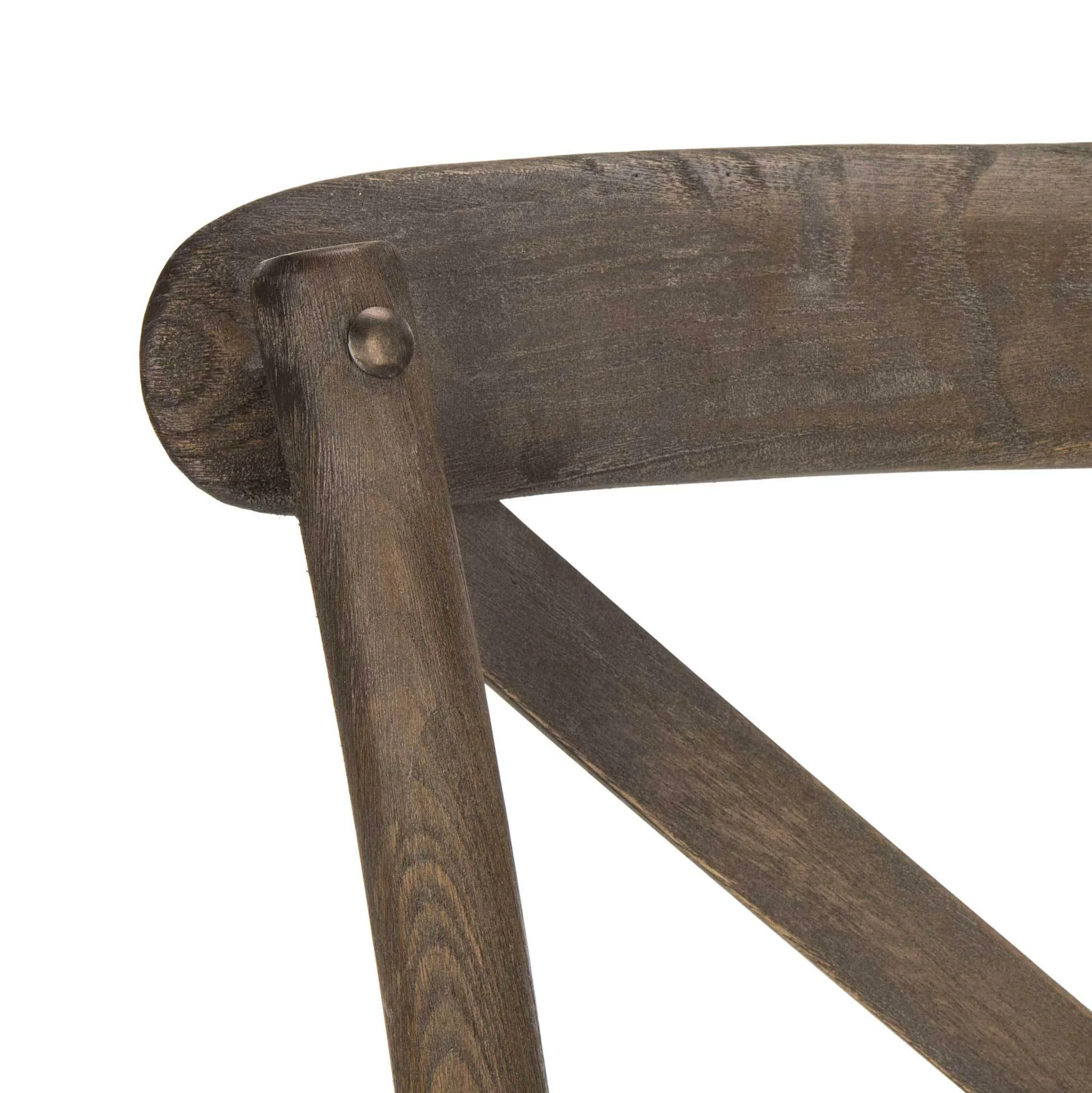 Frederick X Back Farmhouse Chair Distressed Colonial Walnut (Set of 2) - Image 7