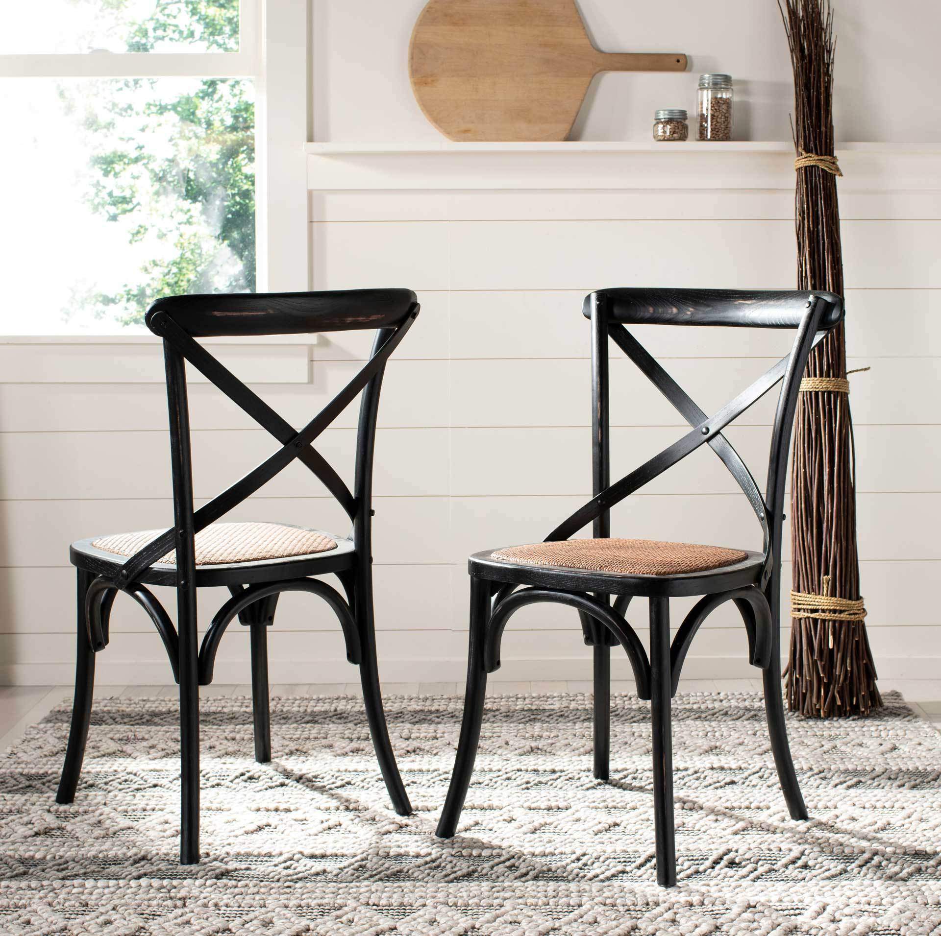 Frederick X Back Farmhouse Chair Distressed Hickory (Set of 2) - Image 7