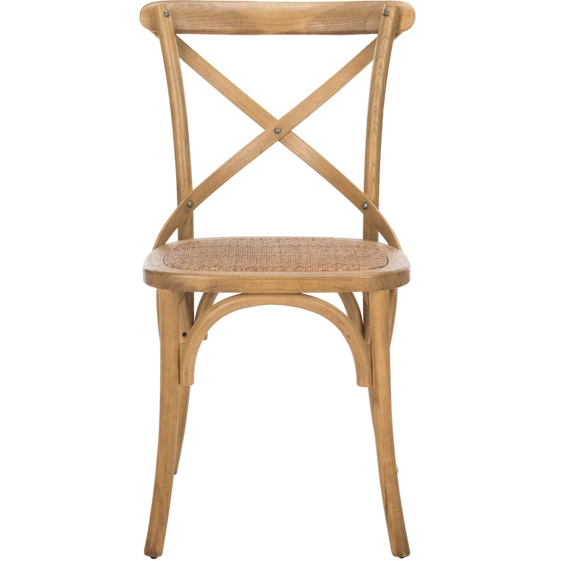 Frederick X Back Farmhouse Chair Weathered Oak (Set of 2) - Image 4