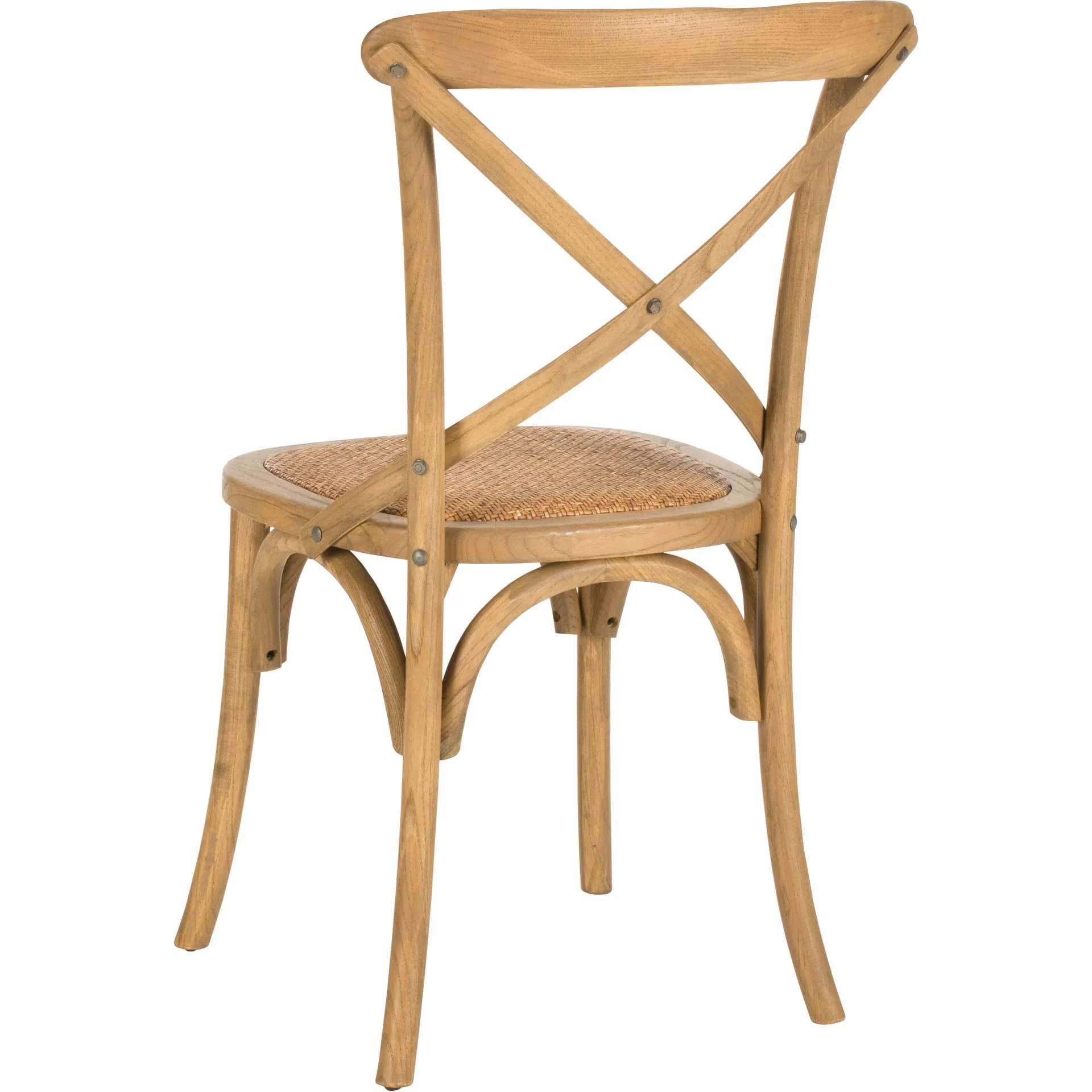 Frederick X Back Farmhouse Chair Weathered Oak (Set of 2) - Image 6