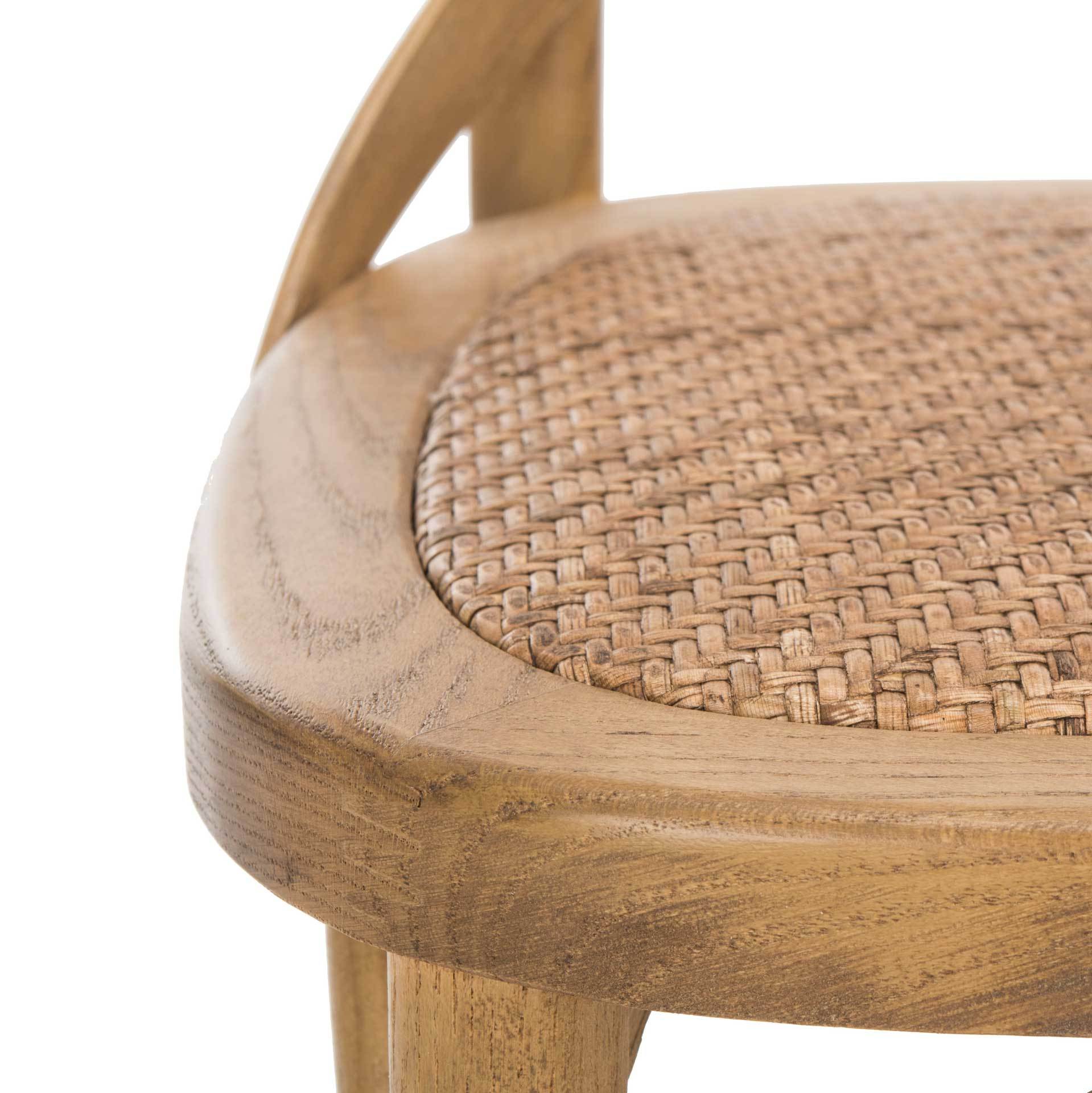 Frederick X Back Farmhouse Chair Weathered Oak (Set of 2) - Image 7