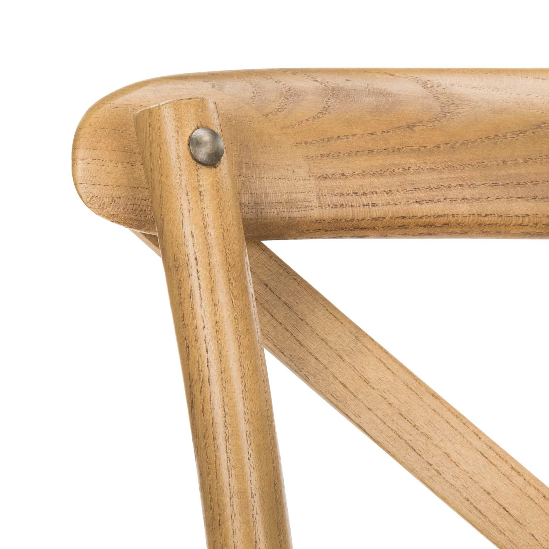 Frederick X Back Farmhouse Chair Weathered Oak (Set of 2) - Image 8