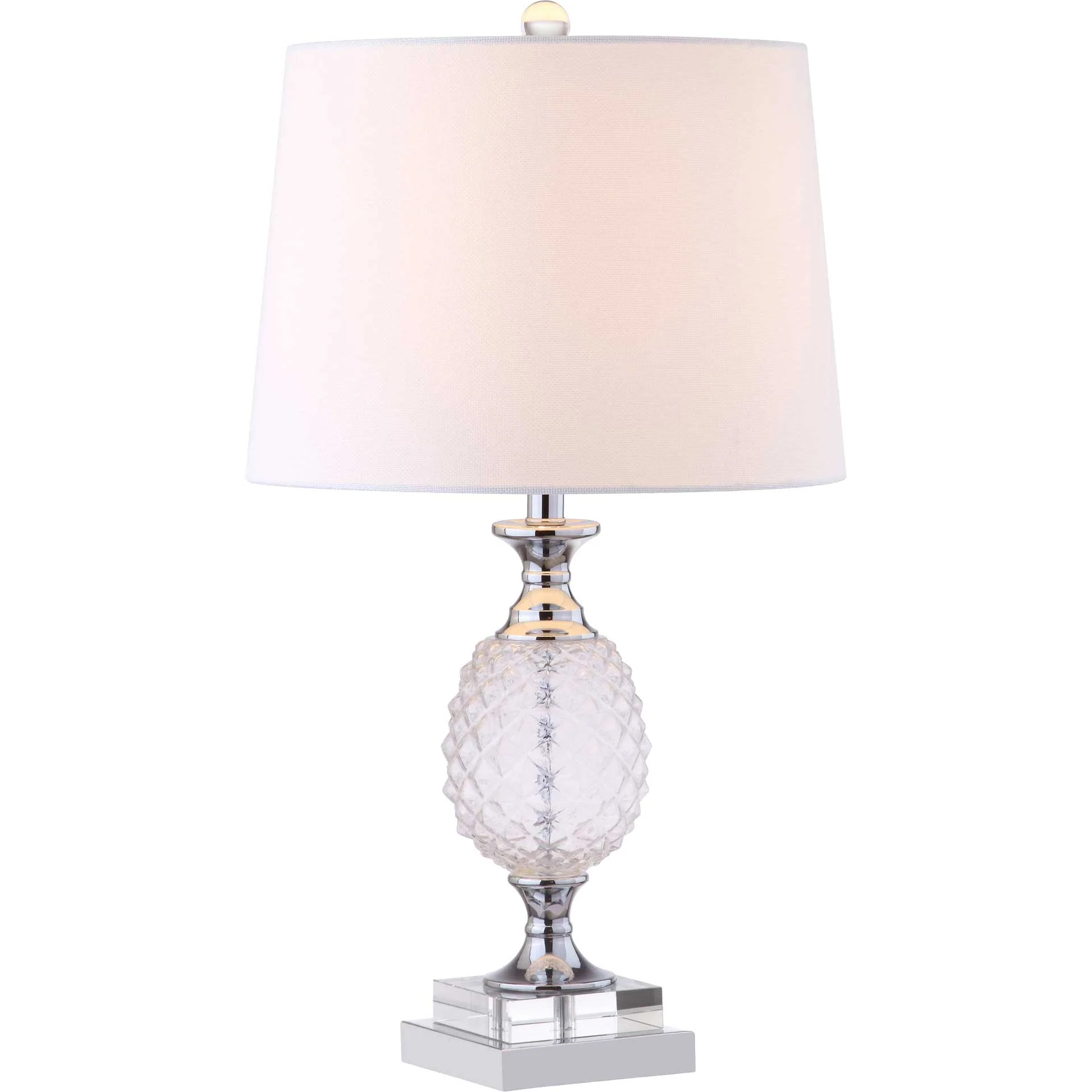 Freja Table Lamp Chrome/Clear (Set of 2) - Image 2