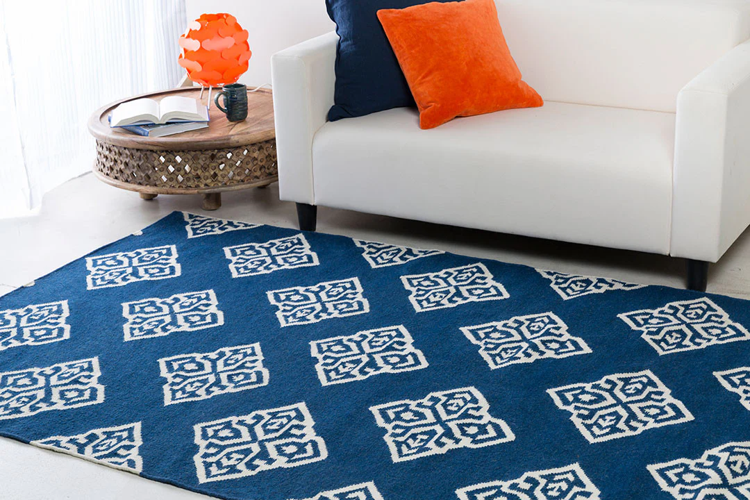 Frontier Ancient Navy/Ivory Area Rug - Image 4