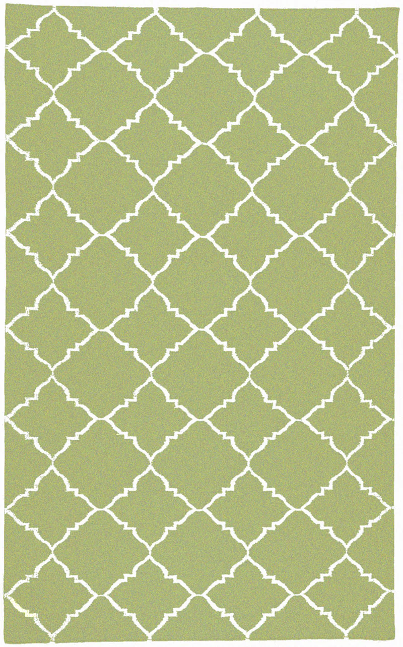Frontier Diamond Lime/Ivory Area Rug - Image 2