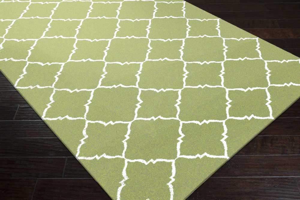 Frontier Diamond Lime/Ivory Area Rug - Image 4