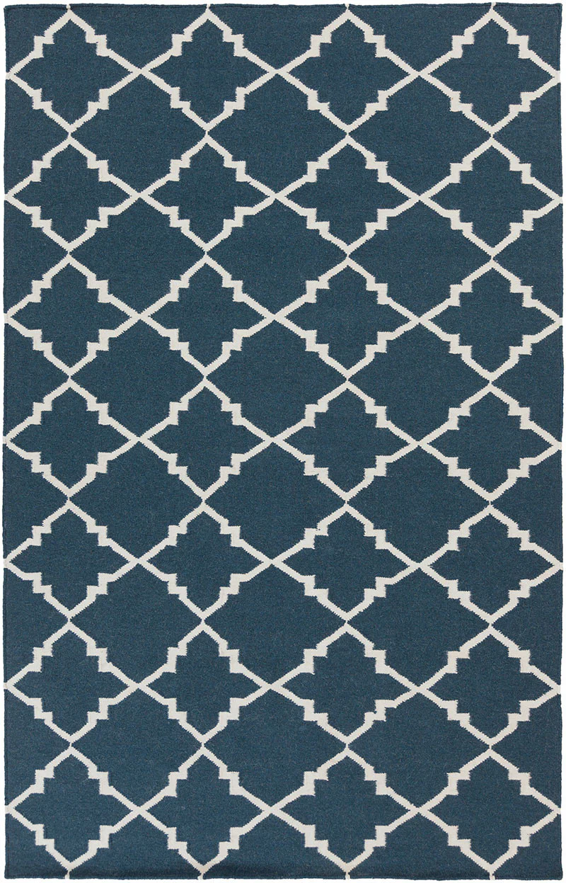 Frontier Diamond Navy/Ivory Area Rug - Image 2