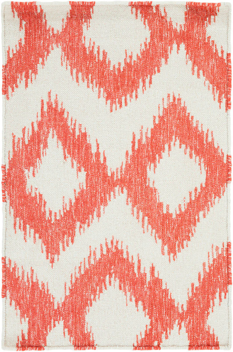 Frontier Ikat Ivory/Poppy Area Rug - Image 3