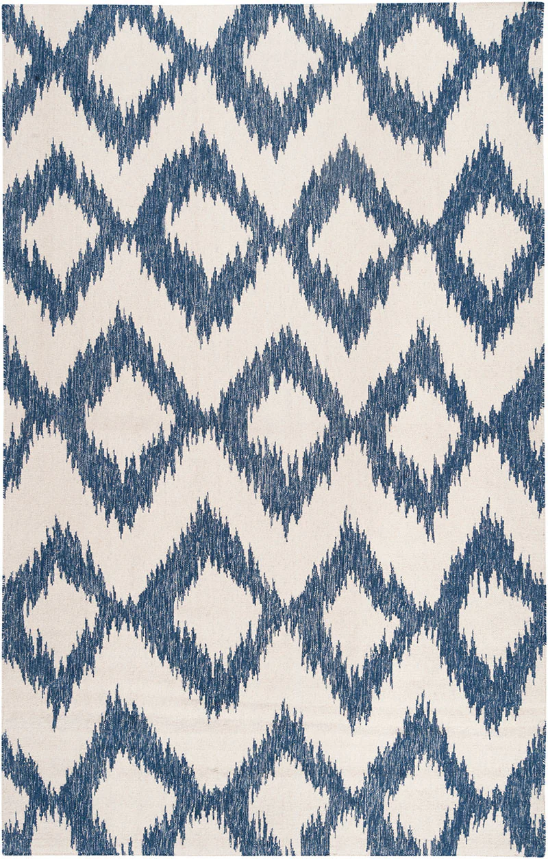 Frontier Ikat Navy/Ivory Area Rug - Image 2