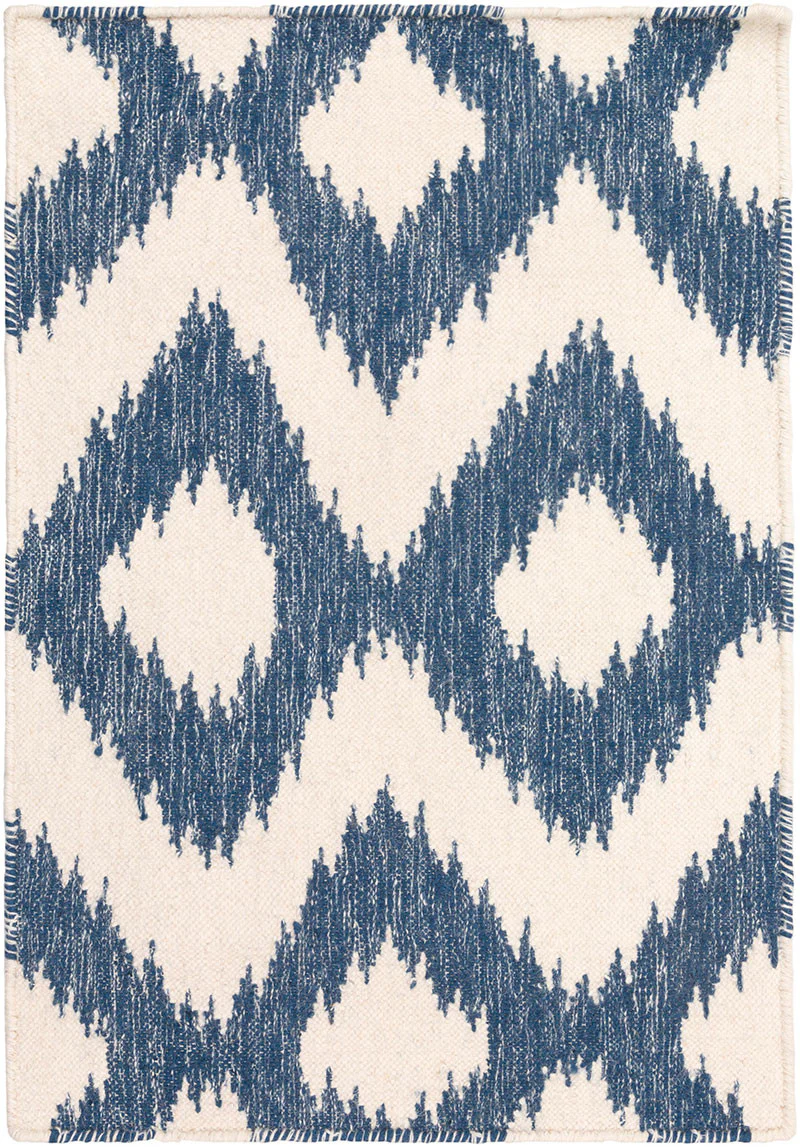 Frontier Ikat Navy/Ivory Area Rug - Image 3