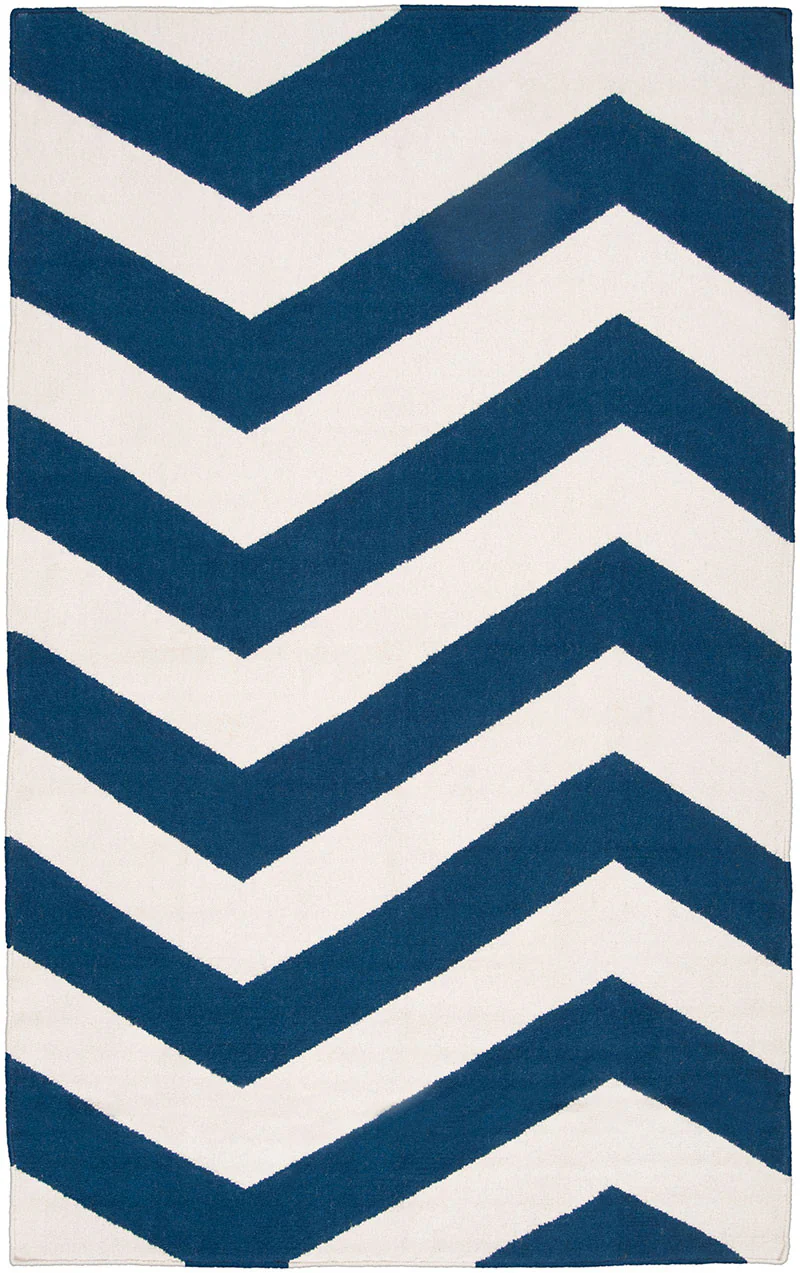 Frontier Ivory/Cobalt Area Rug - Image 2