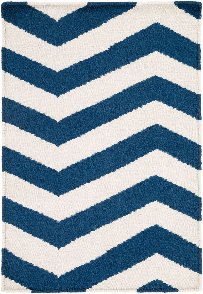 Frontier Ivory/Cobalt Area Rug - Image 3
