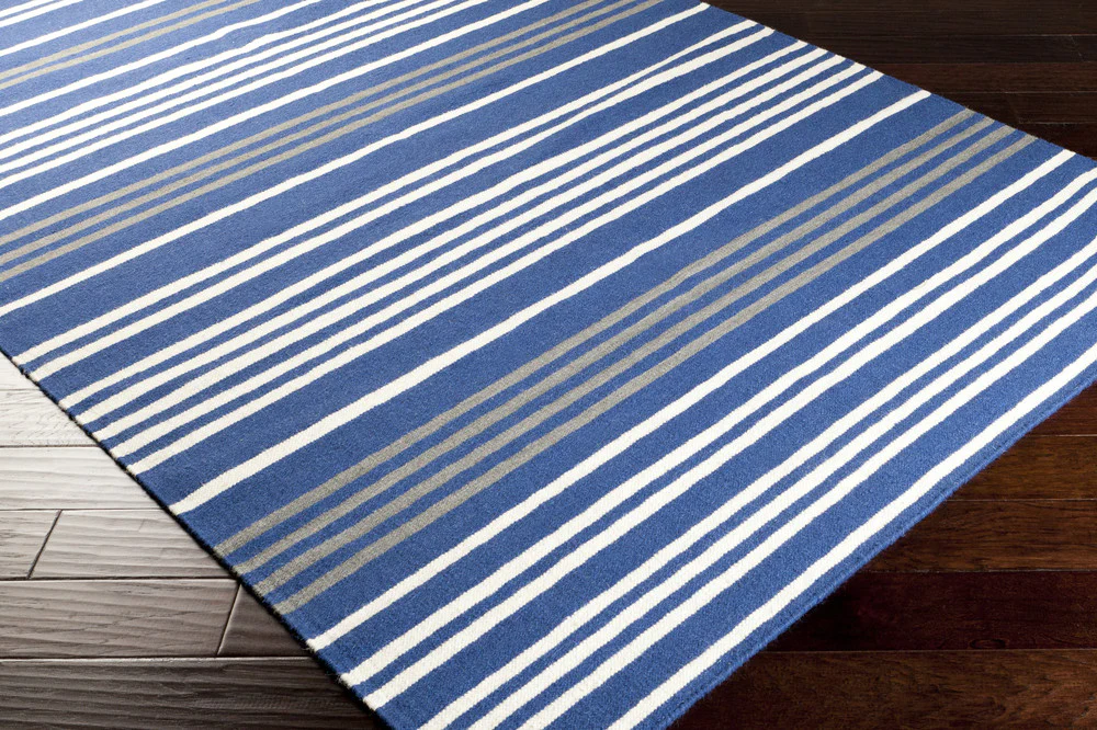 Frontier Ivory/Cobalt/Moss Area Rug - Image 3