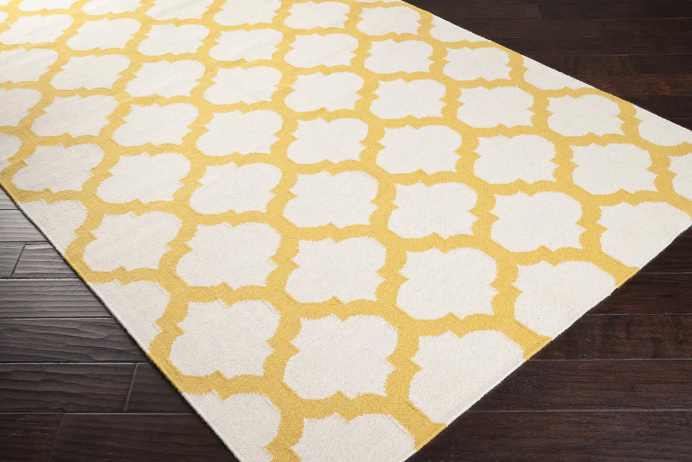 Frontier Lattice Ivory/Gold Area Rug - Image 4