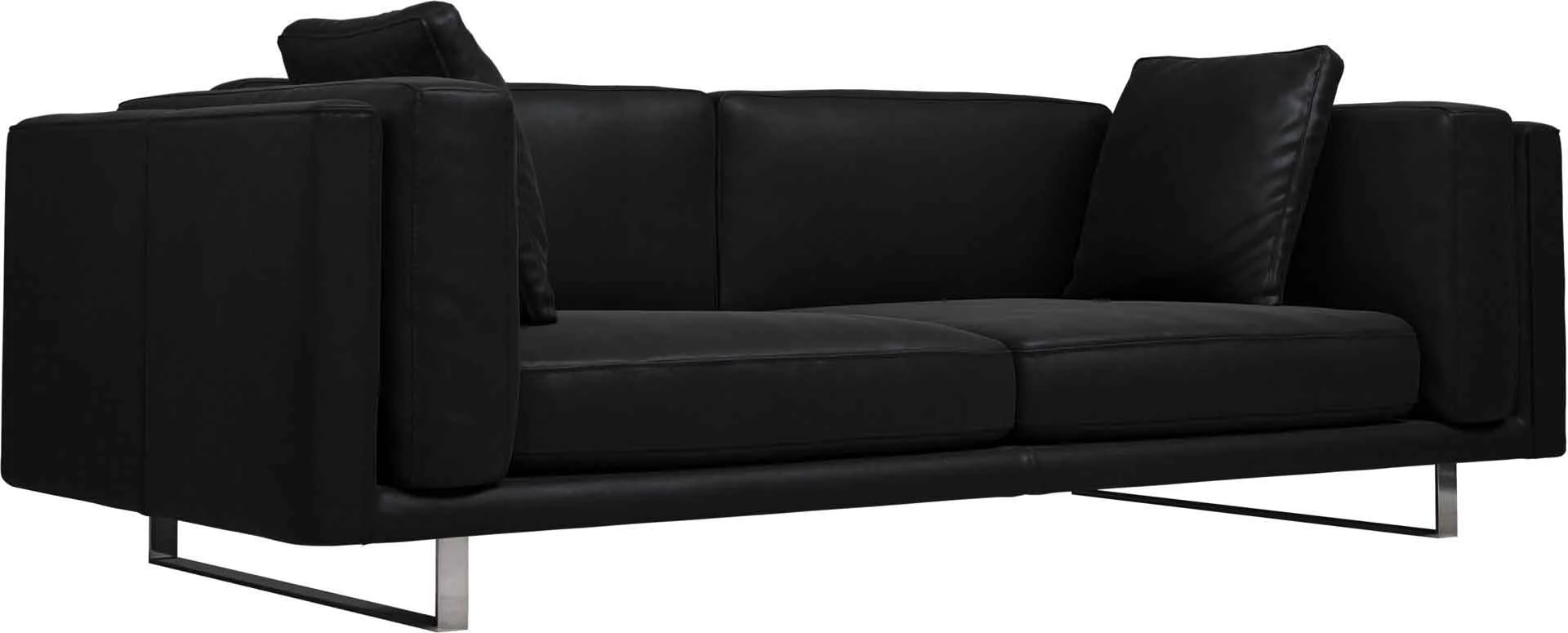 Fulton Sofa Black Brown - Image 2