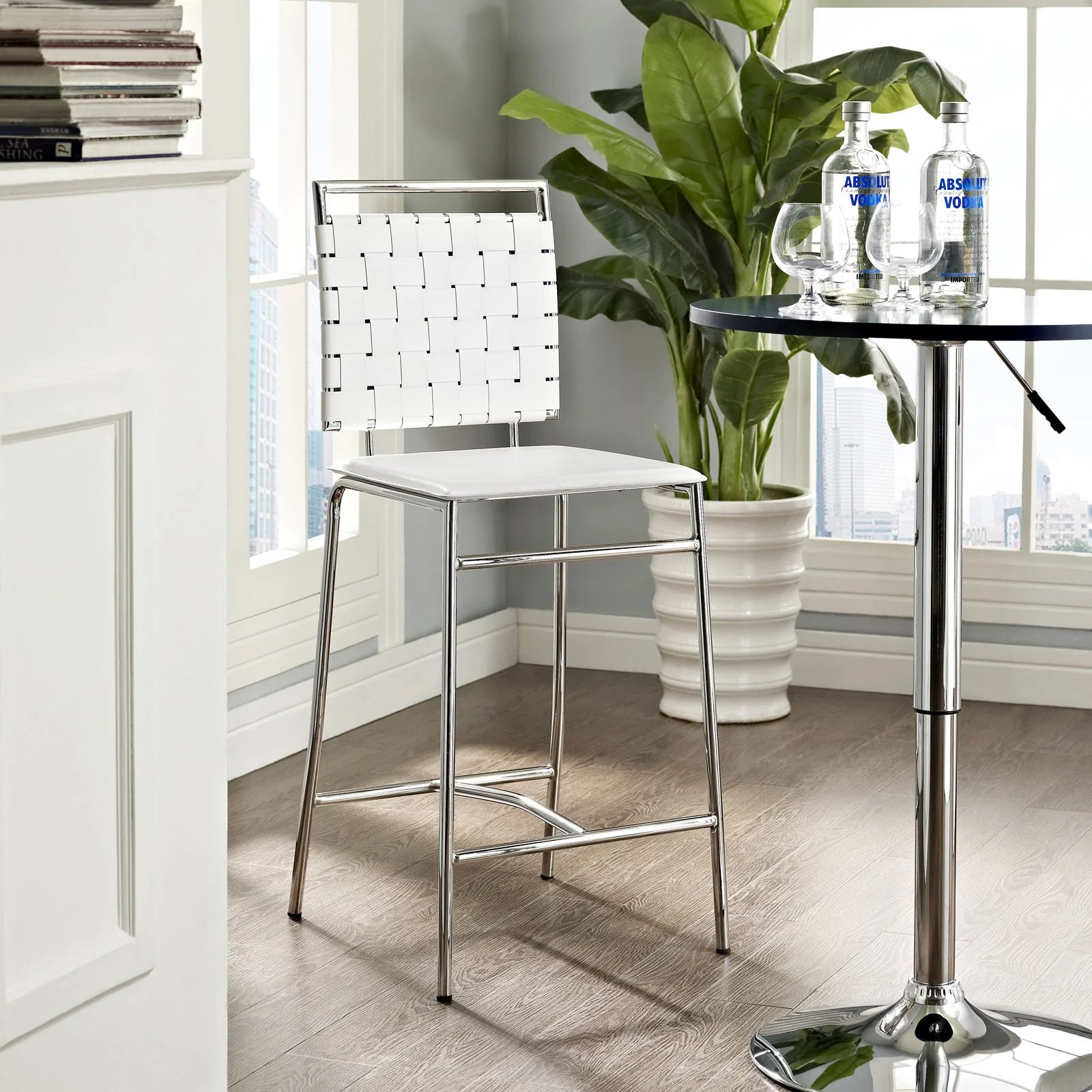 Fusion Bar Stool White - Image 8