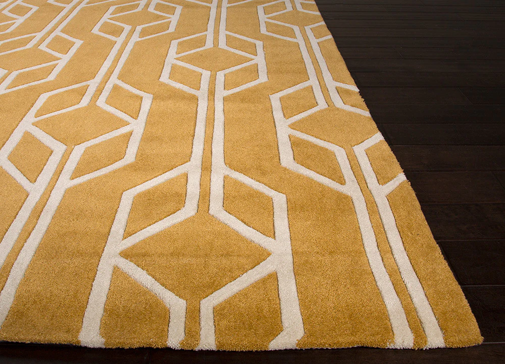 Fusion Brant Ocre/White Asparagus Area Rug - Image 3