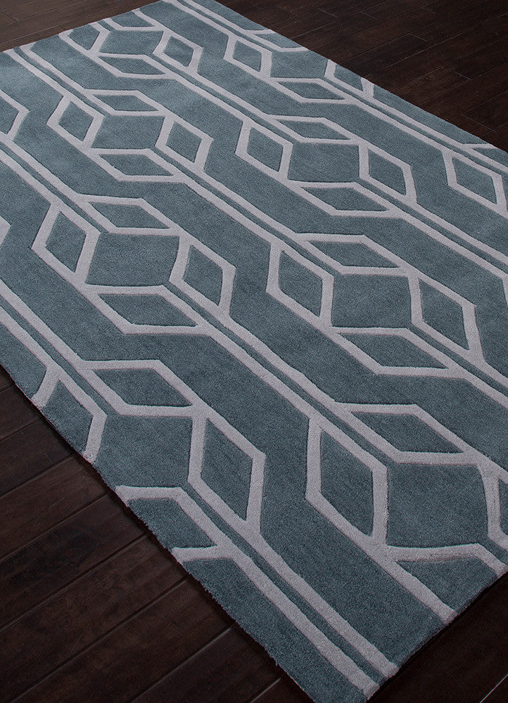 Fusion Brant Provincial Blue/Belgian Block Area Rug - Image 2