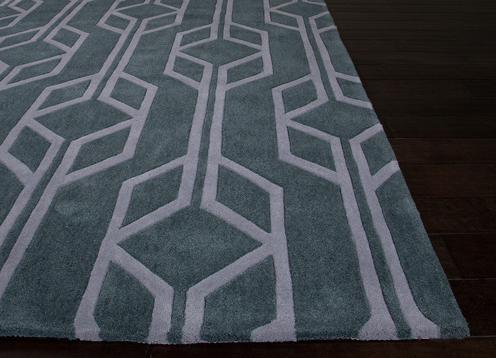 Fusion Brant Provincial Blue/Belgian Block Area Rug - Image 3
