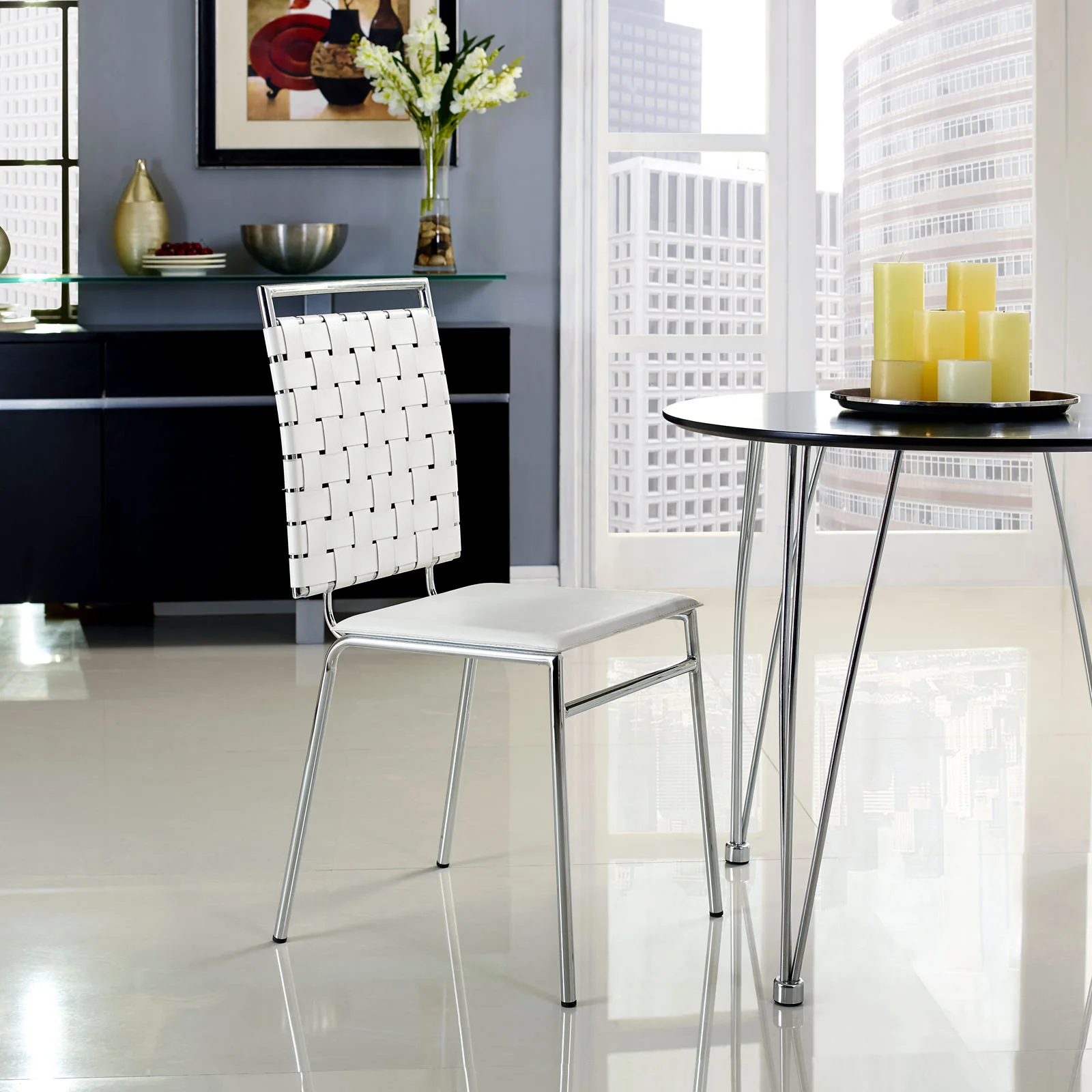 Fusion Dining Side Chair White - Image 4
