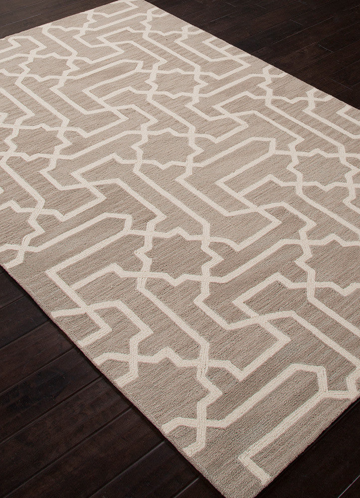 Fusion Linx Simply Taupe/Antique White Area Rug - Image 2