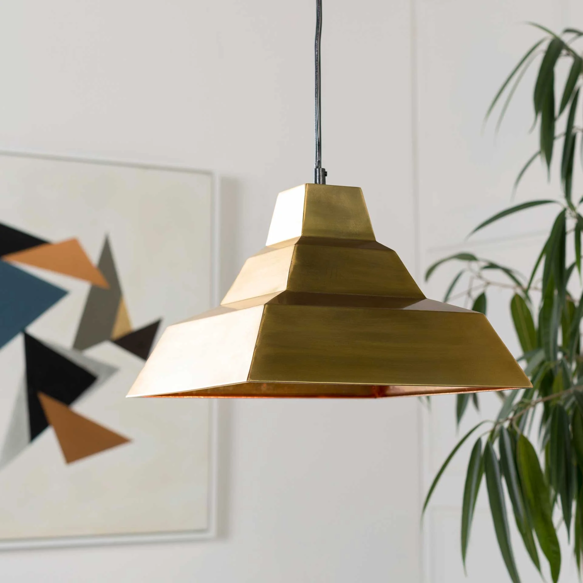Gabby Ceiling Lamp Brass - Image 3