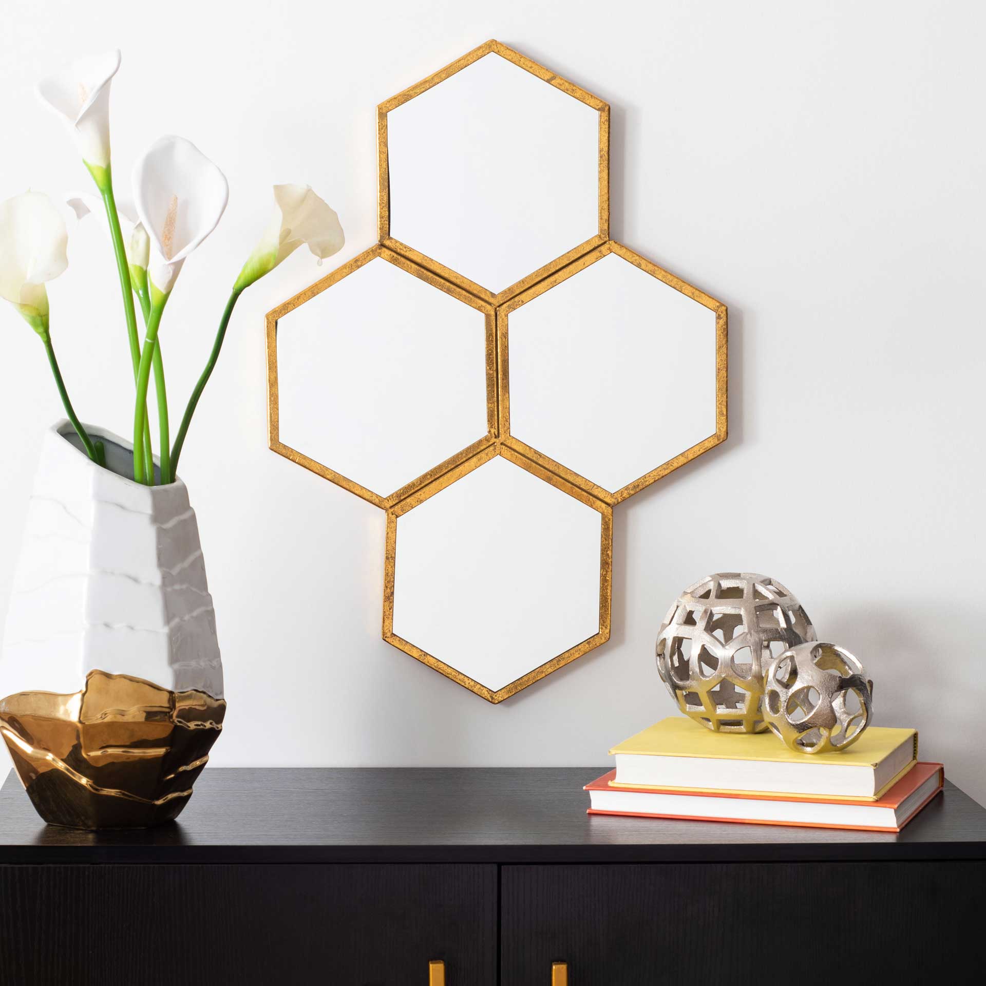 Gabby Mirror Gold Foil - Image 2