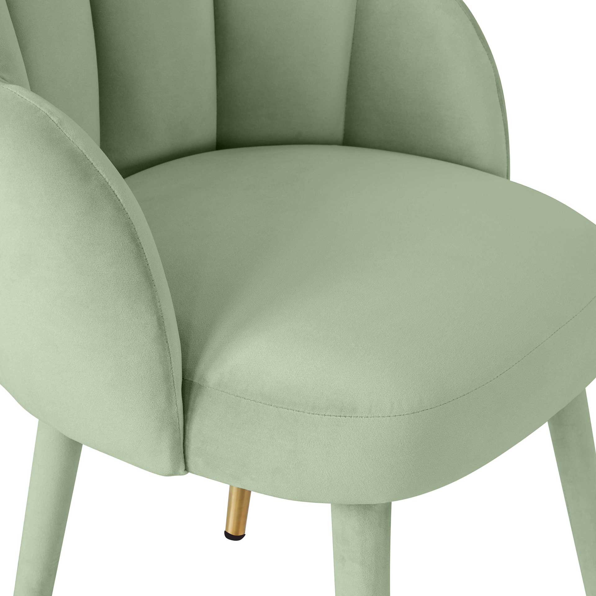 Gabby Velvet Dining Chair Moss Green - Image 4