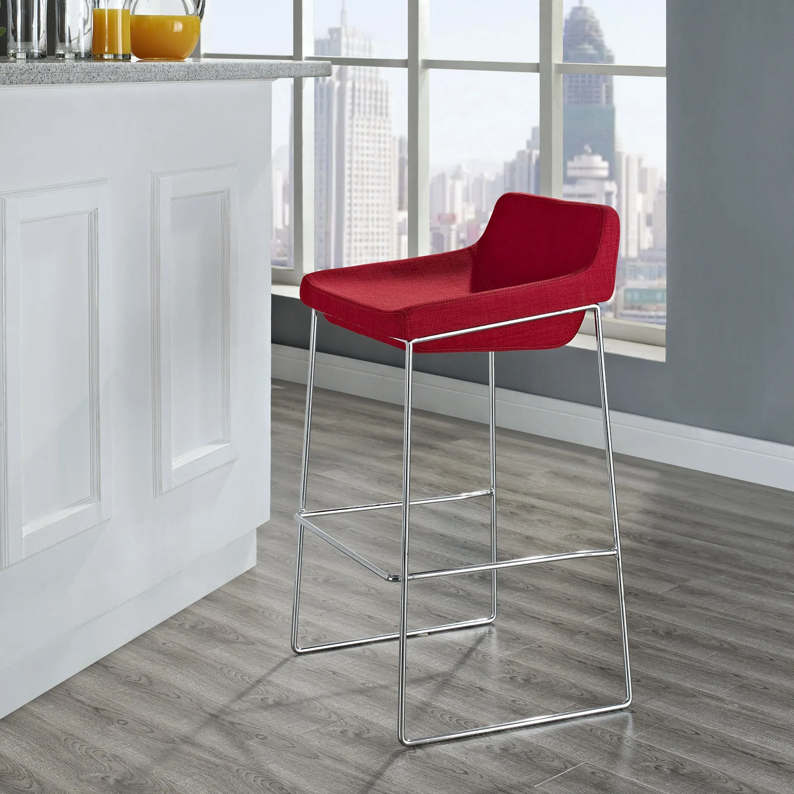 Gabriel Bar Stool Red - Image 4