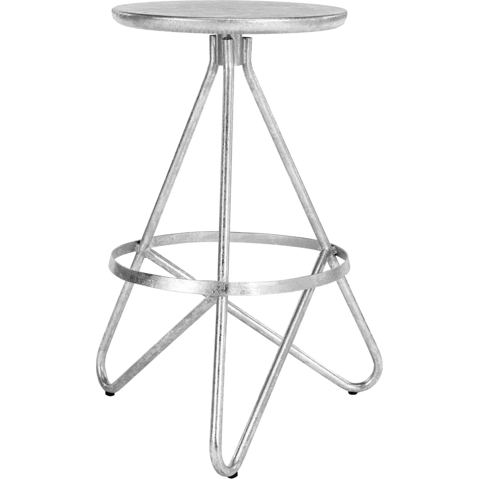 Gael Bar Stool Silver Leaf - Image 5