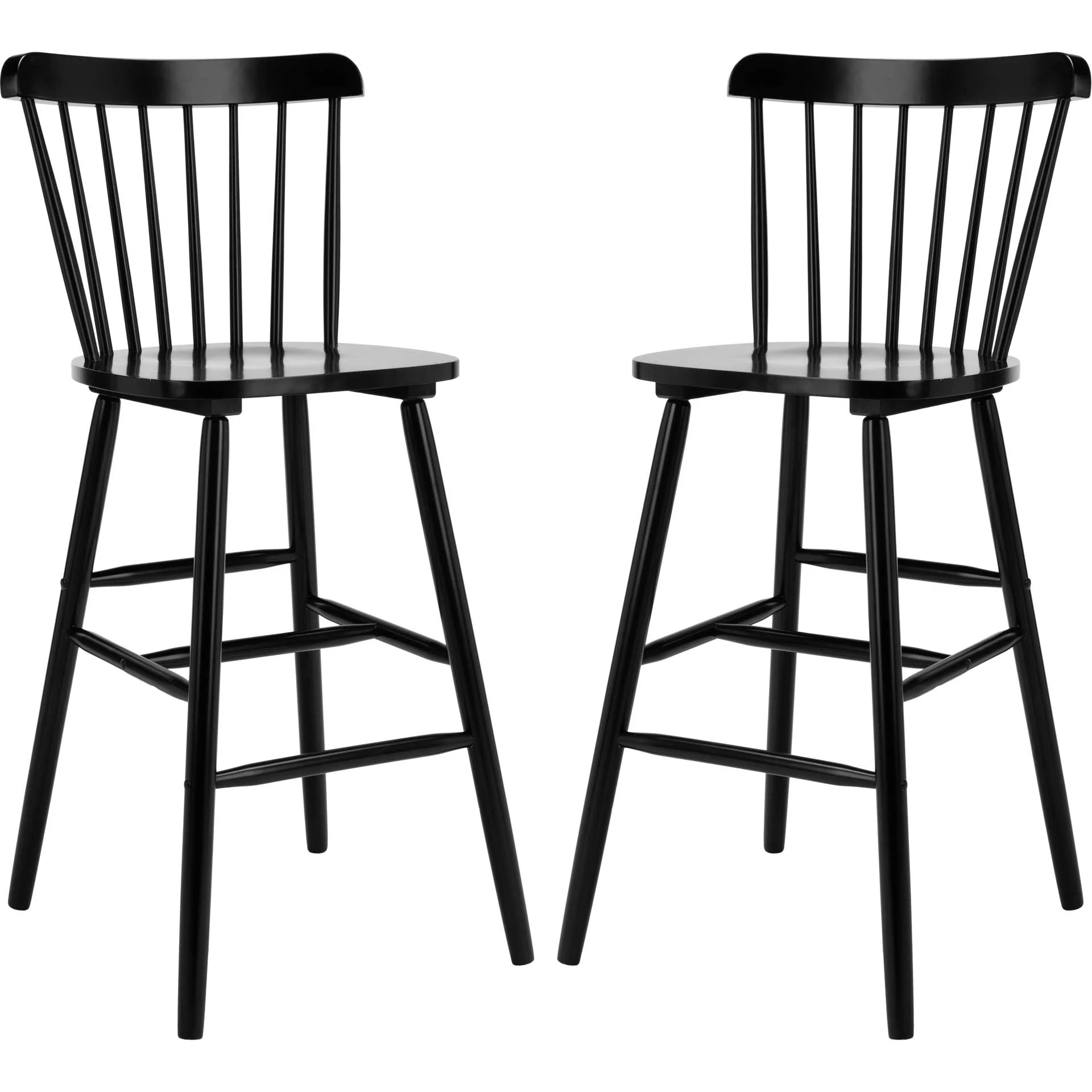 Gale Bar Stool Black (Set of 2) - Image 2