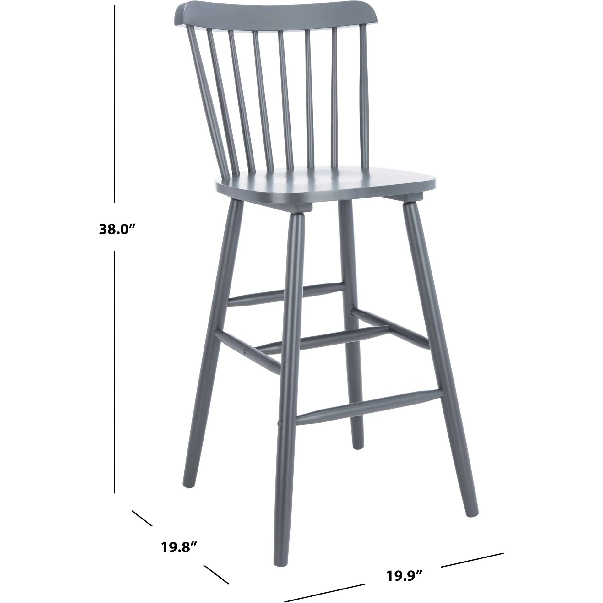 Gale Bar Stool Gray (Set of 2) - Image 11