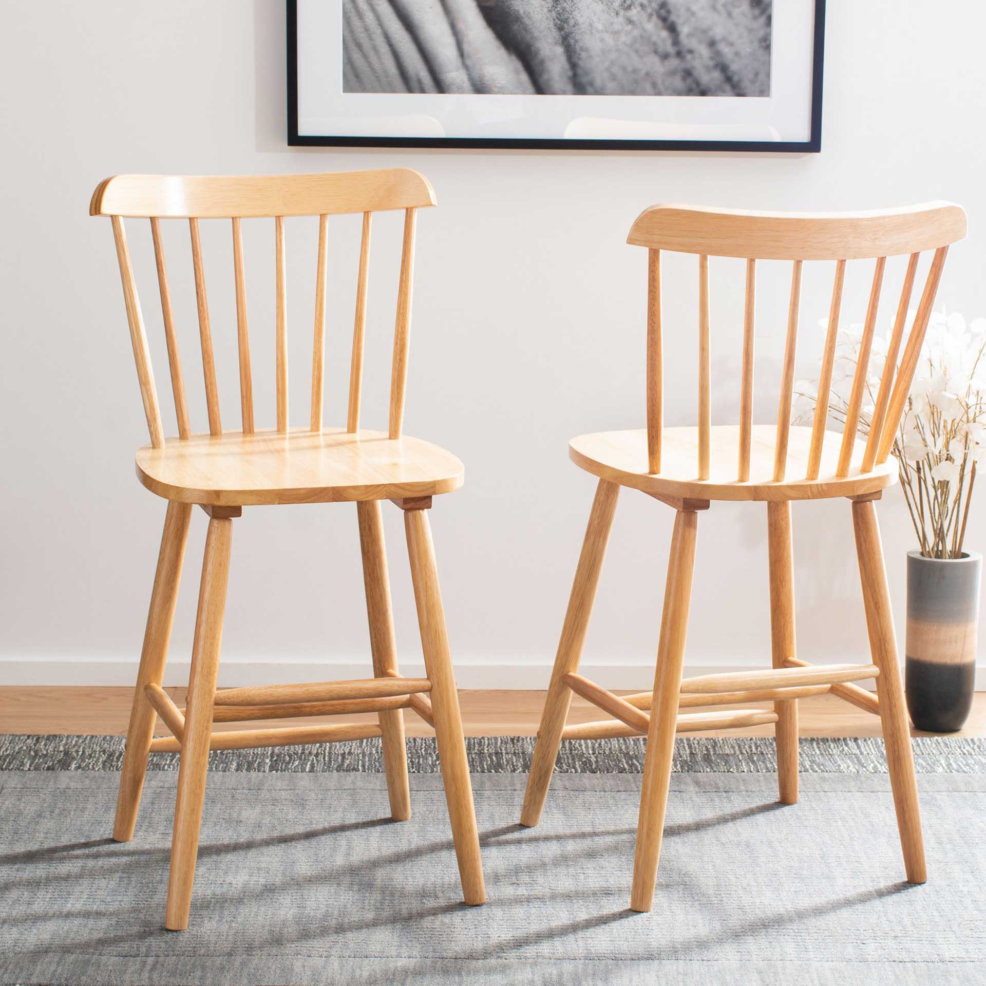 Gale Bar Stool Natural (Set of 2) - Image 15