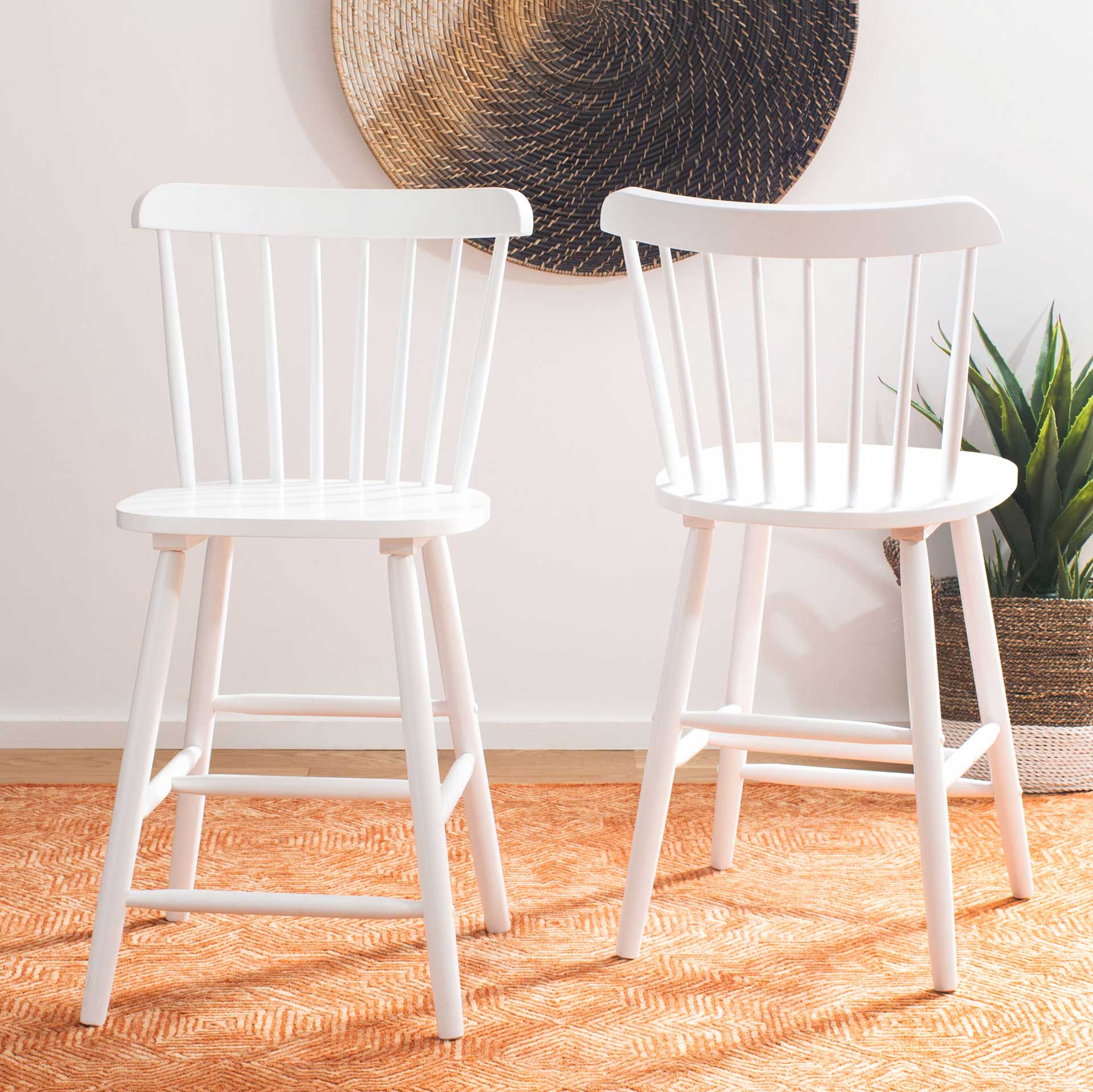 Gale Bar Stool White (Set of 2) - Image 15