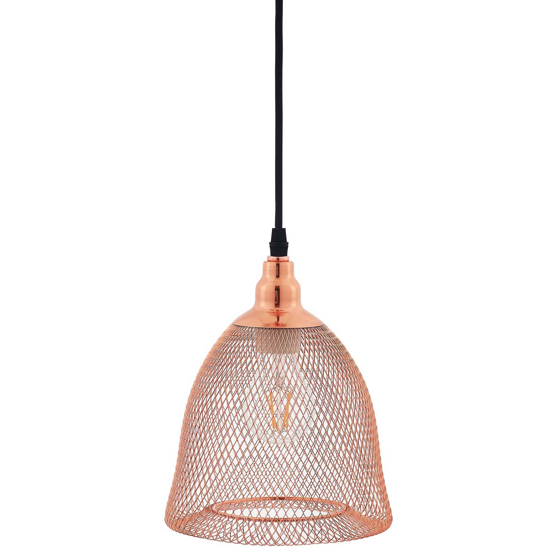 Gale Bell-Shaped Pendant Light Rose Gold - Image 2