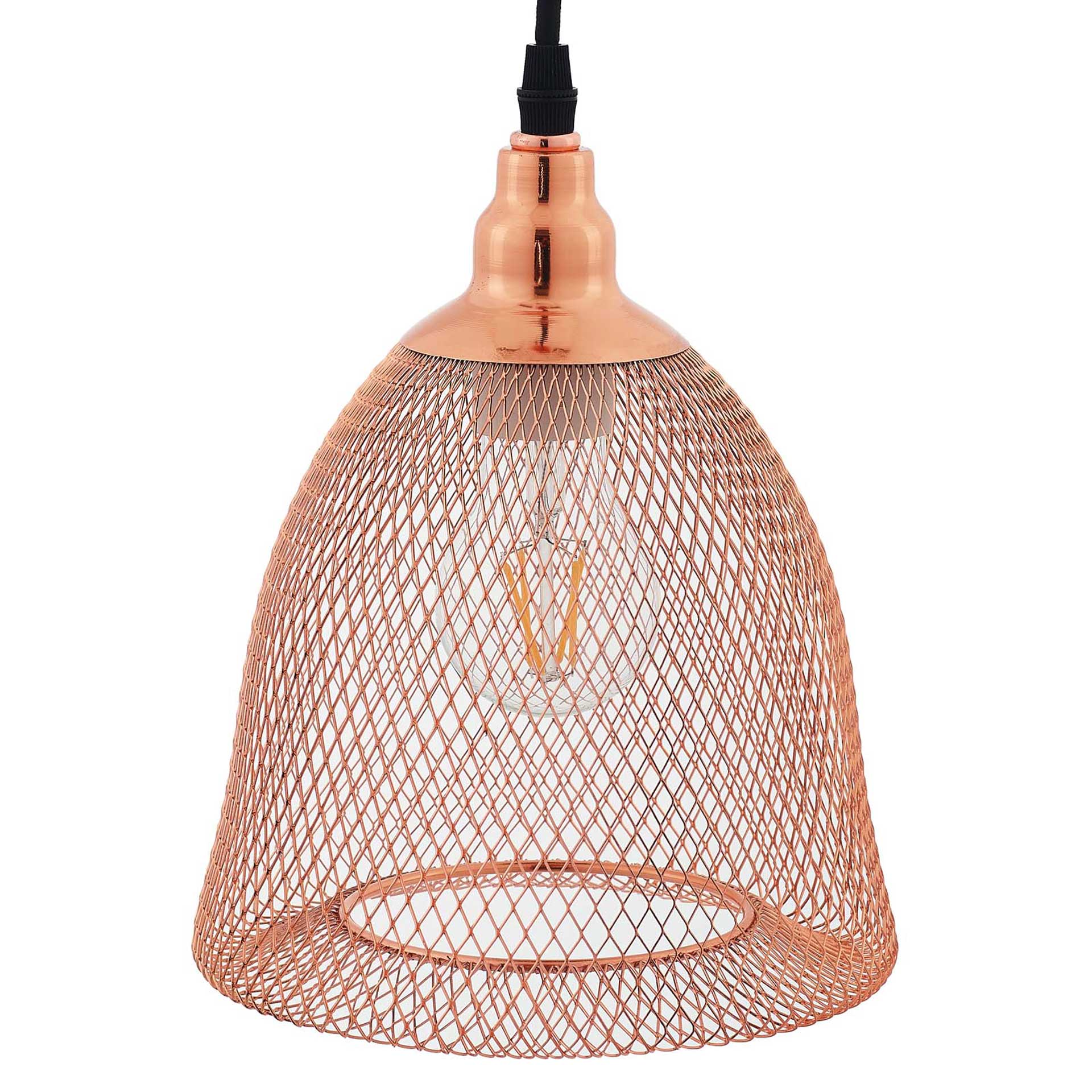 Gale Bell-Shaped Pendant Light Rose Gold - Image 3