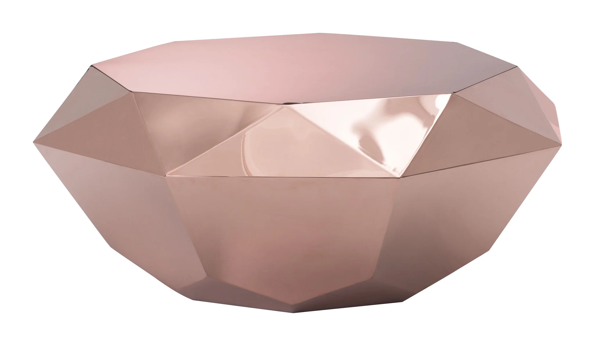 Galena Coffee Table Rose Gold - Image 2