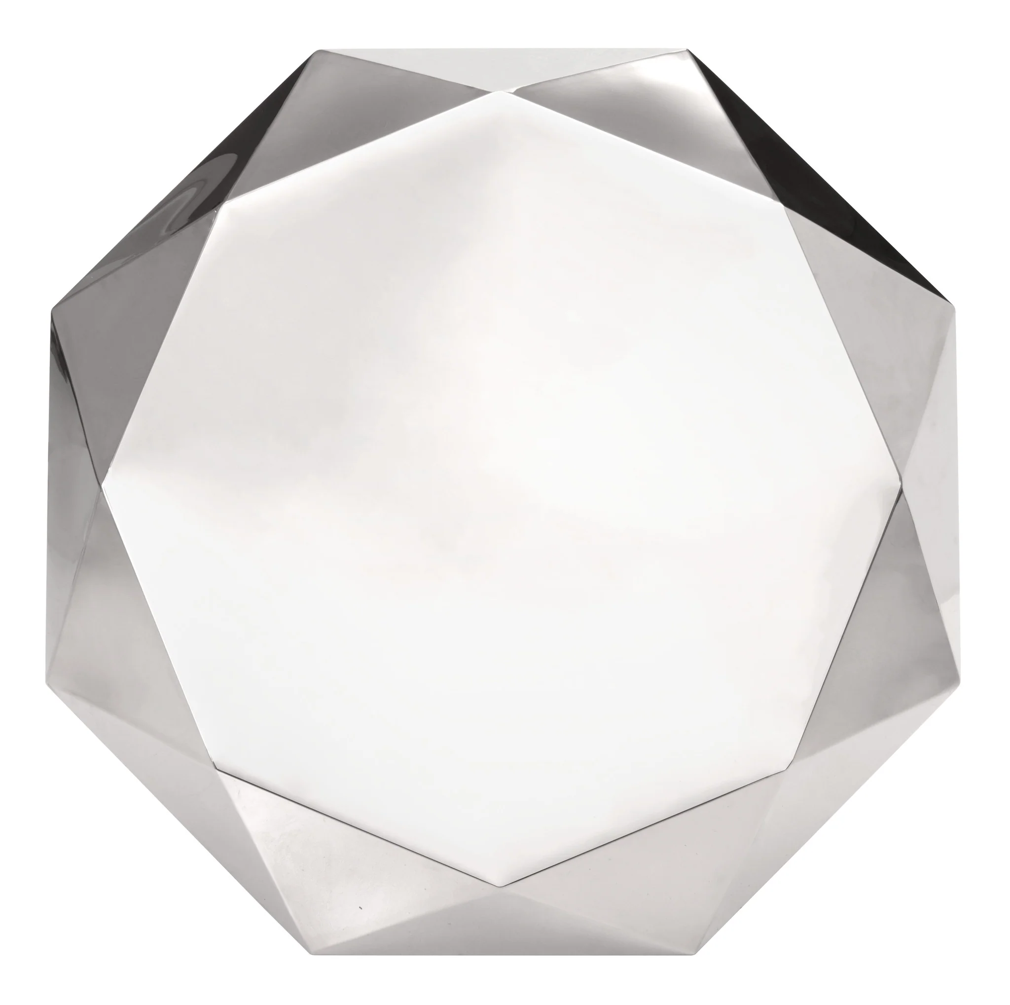 Galena Coffee Table Stainless Steel - Image 3