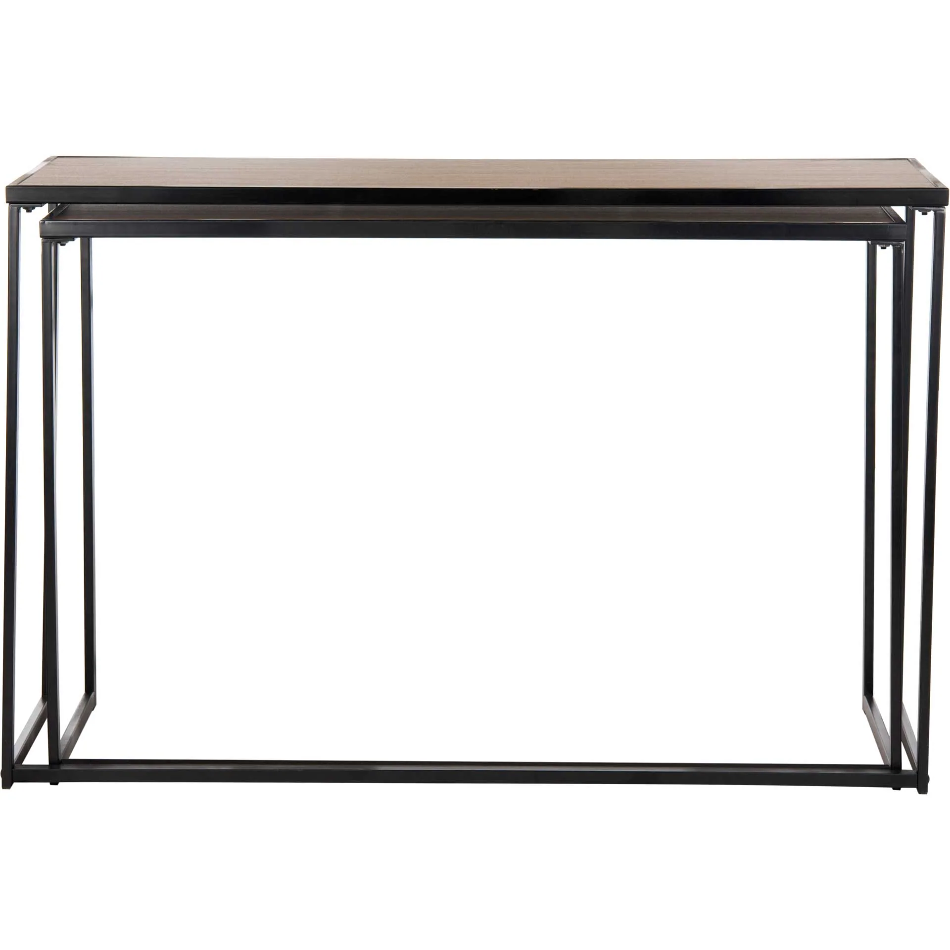 Galien Wood Stacking Console Light Oak/Black - Image 2