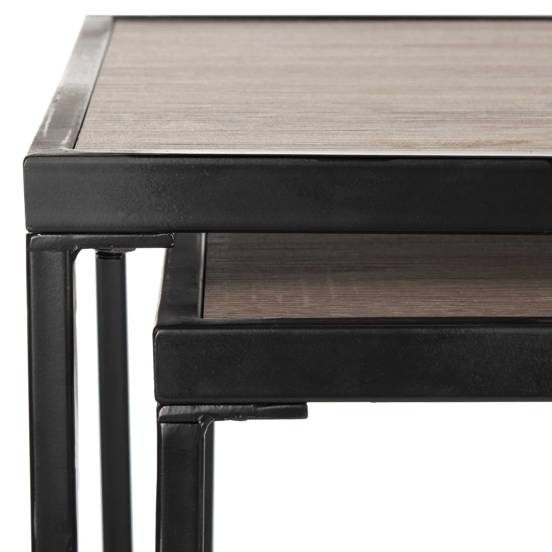 Galien Wood Stacking Console Light Oak/Black - Image 4