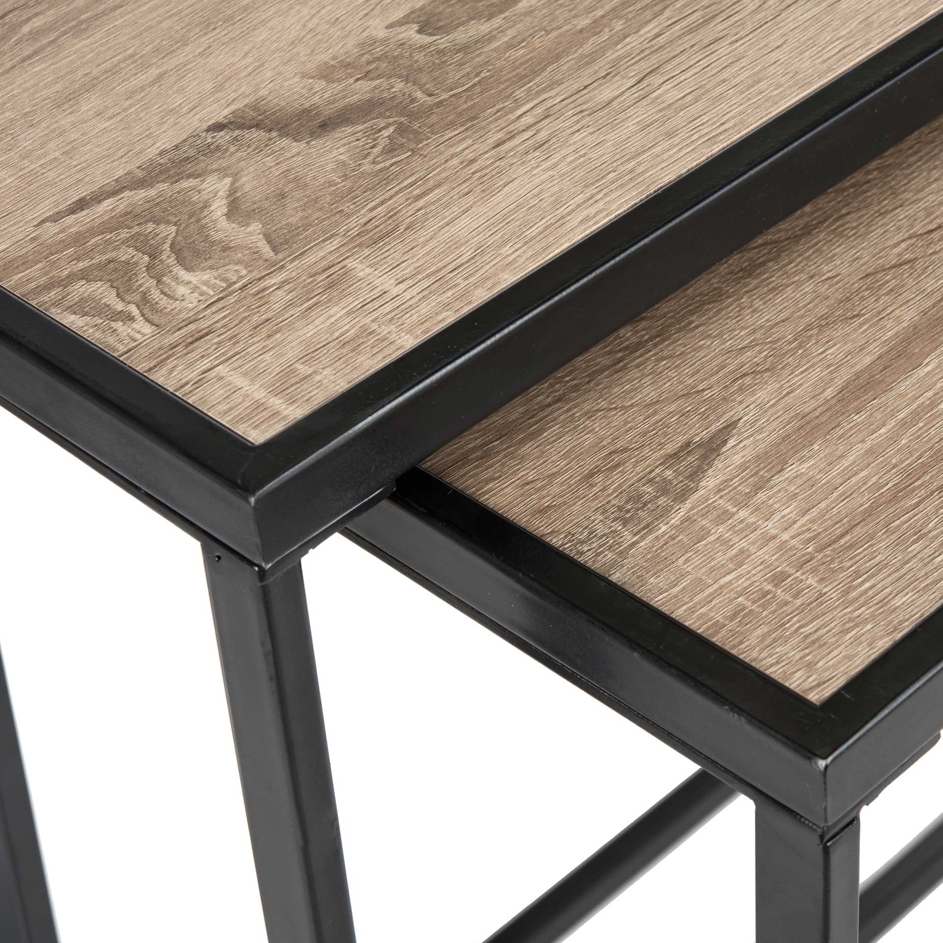 Galien Wood Stacking Console Light Oak/Black - Image 5